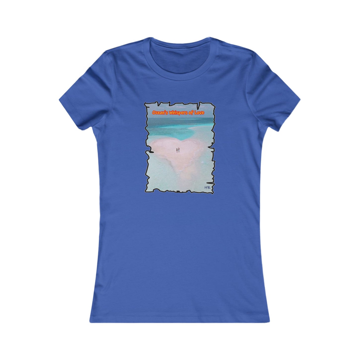 Mystical Sands: Love's Eternal Enchantment Ode to Love (Women - Premium Cotton Tee)