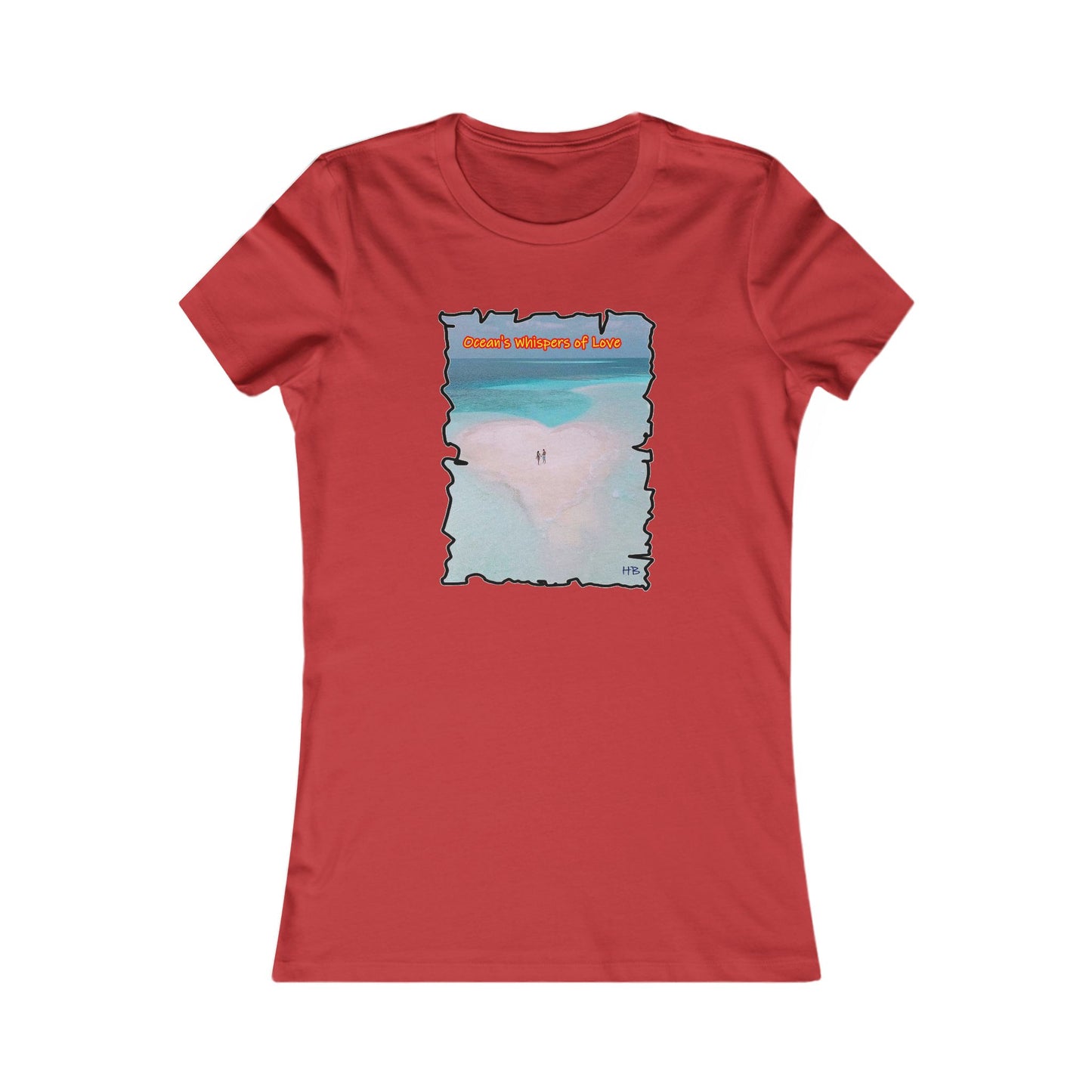 Mystical Sands: Love's Eternal Enchantment Ode to Love (Women - Premium Cotton Tee)