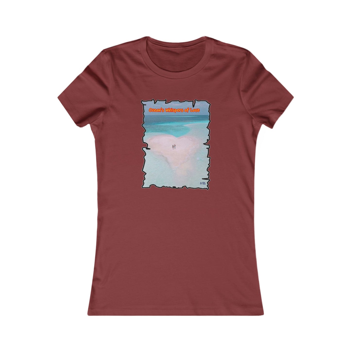 Mystical Sands: Love's Eternal Enchantment Ode to Love (Women - Premium Cotton Tee)