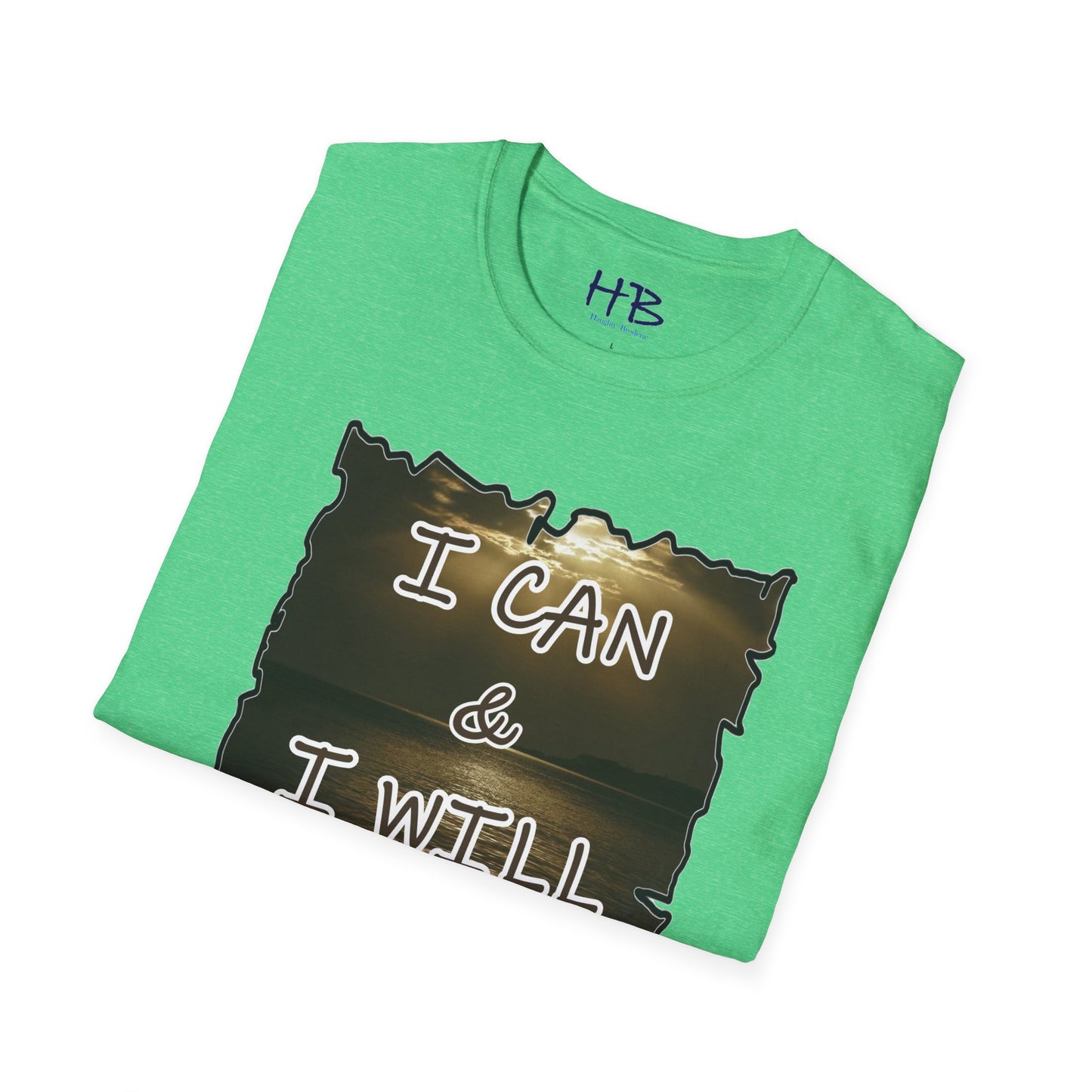 Unleashing the Empowering Emblem Inner Champion: Radiate Determination with Inspirational Style "I CAN & I WILL"