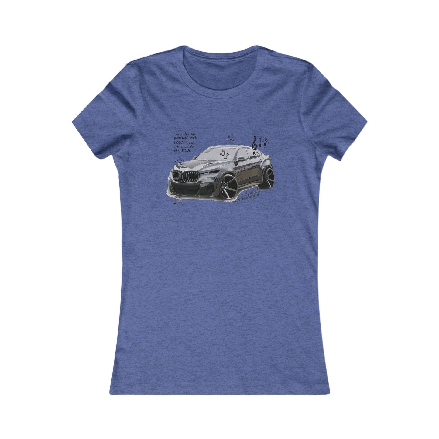 Car rides by yourself with LOUD music is good for the soul. Serenity. WANNA JOIN??? (Women - Premium Cotton Tee)