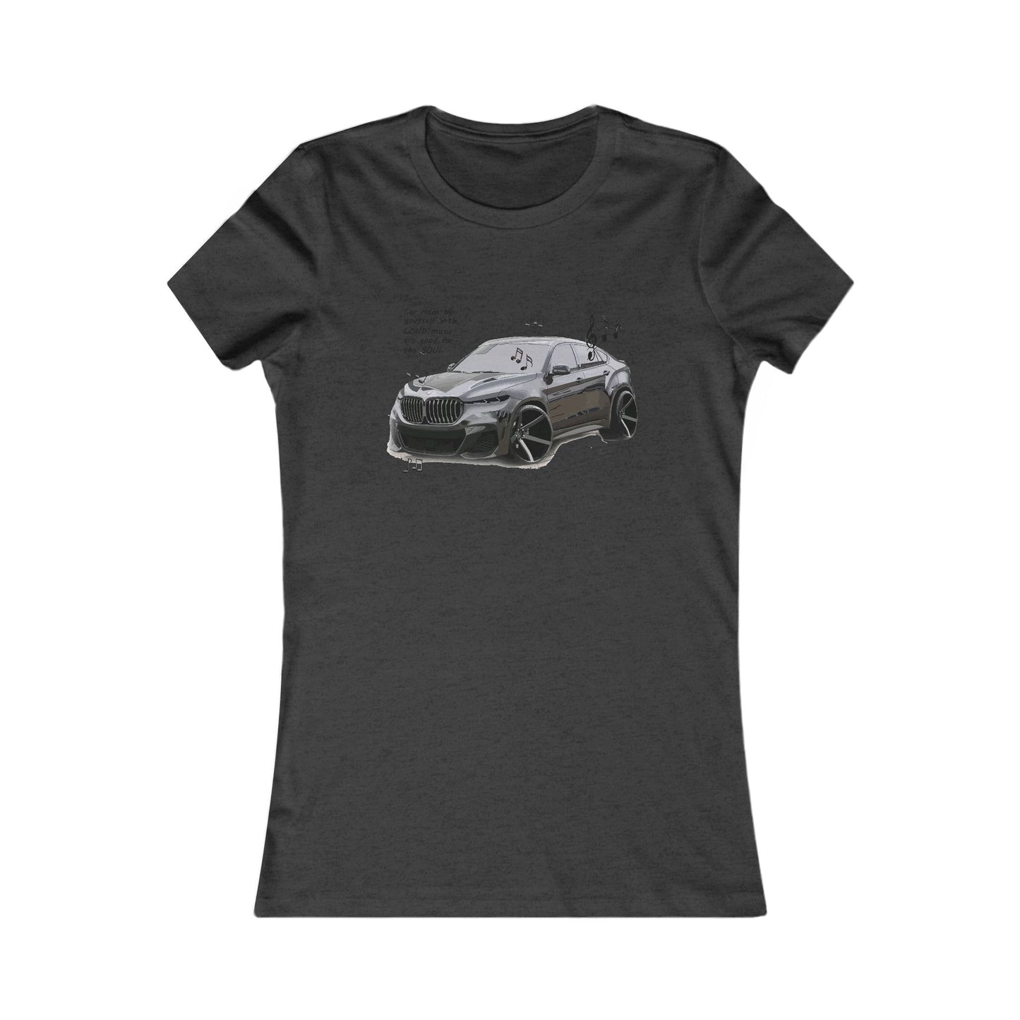 Car rides by yourself with LOUD music is good for the soul. Serenity. WANNA JOIN??? (Women - Premium Cotton Tee)