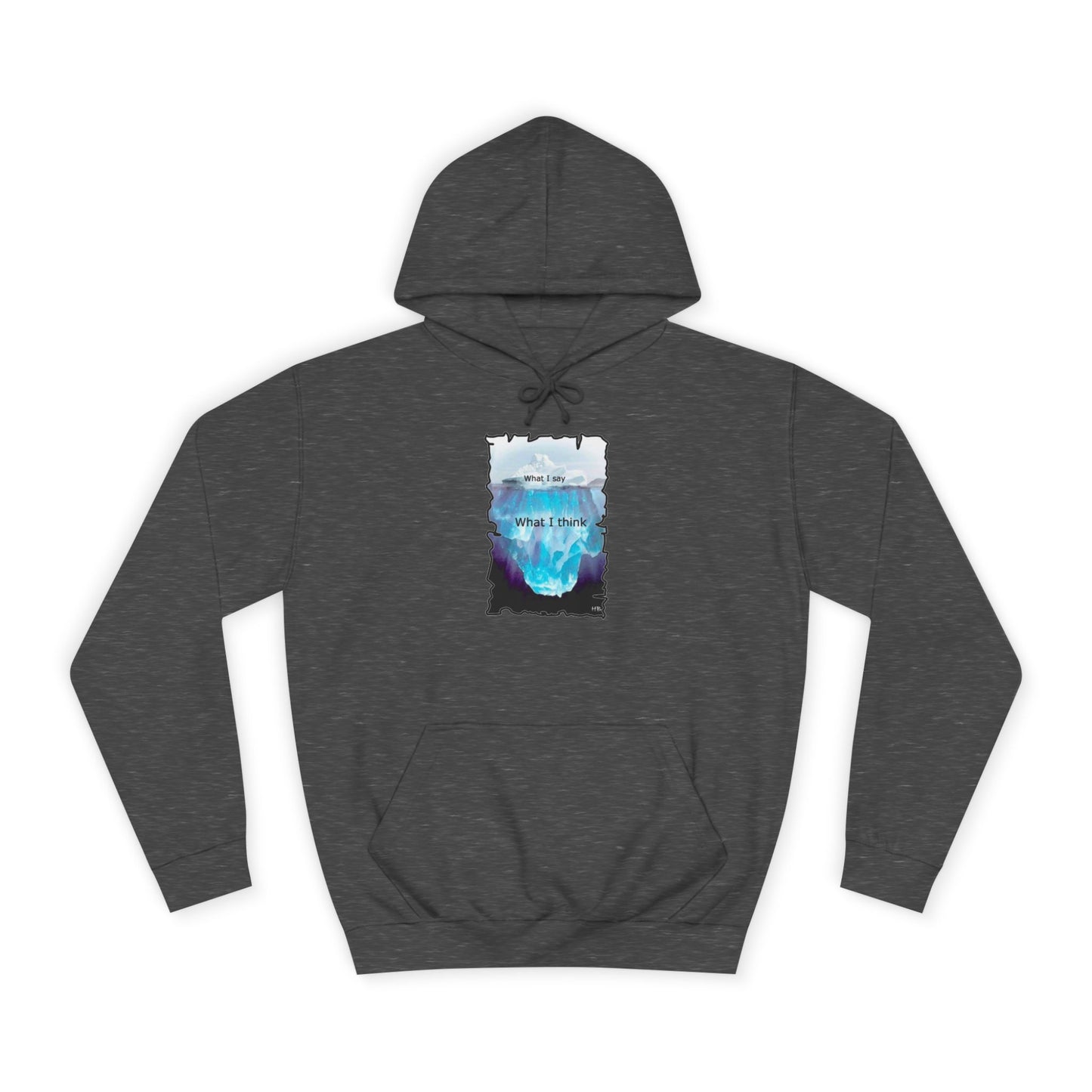 Below the Surface Veiled Verbalization (Hoodie - Cozy and Durable)