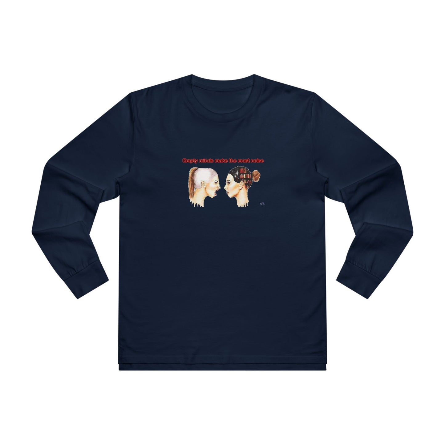 Get Yours Now -- Noiseless Nobility to Educate with The Power of Quiet Intellect (Men's Base Longsleeve Tee - All-Season Wear)