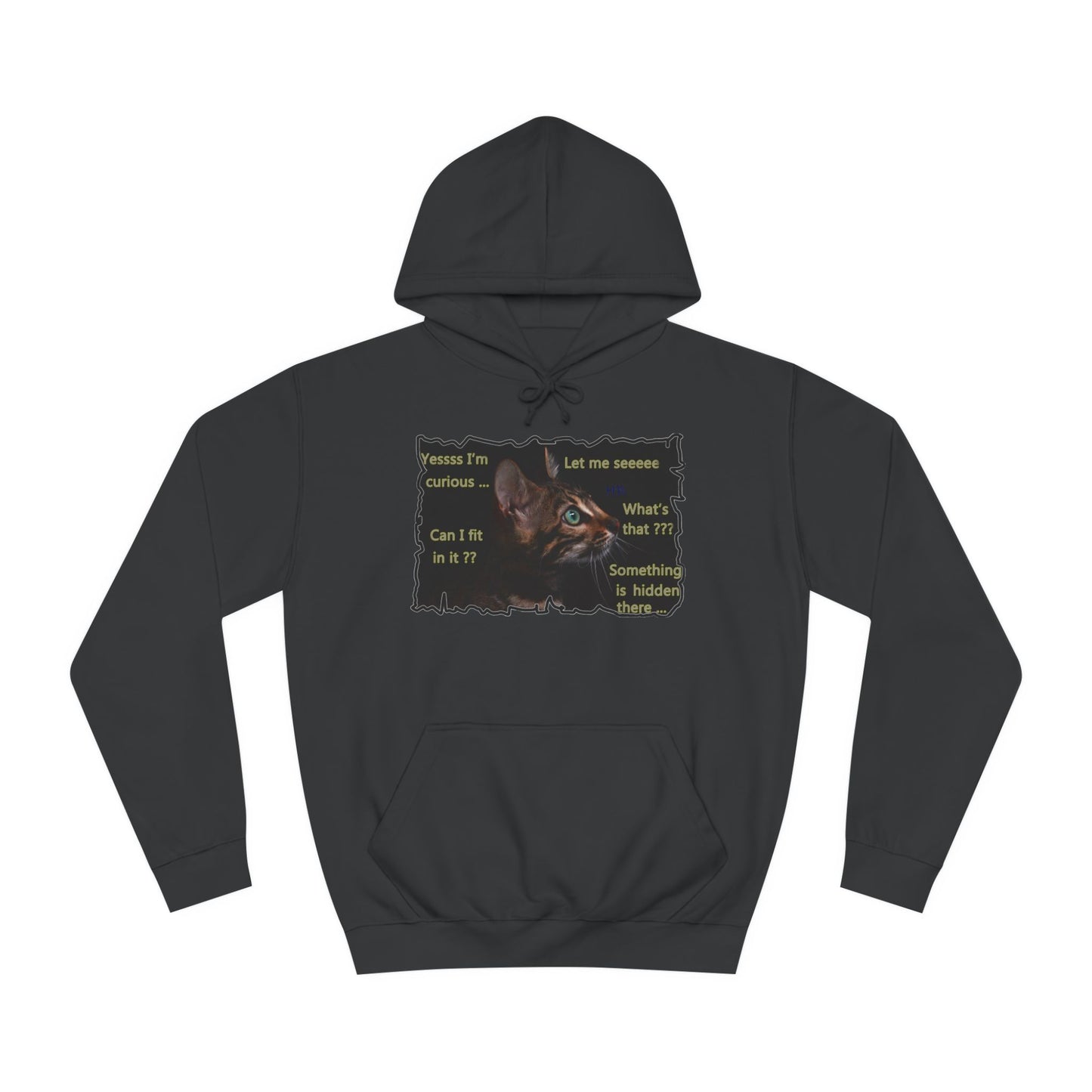 Get Yours Now -- Kitten curiosity and care free (Hoodie - Cozy and Durable)