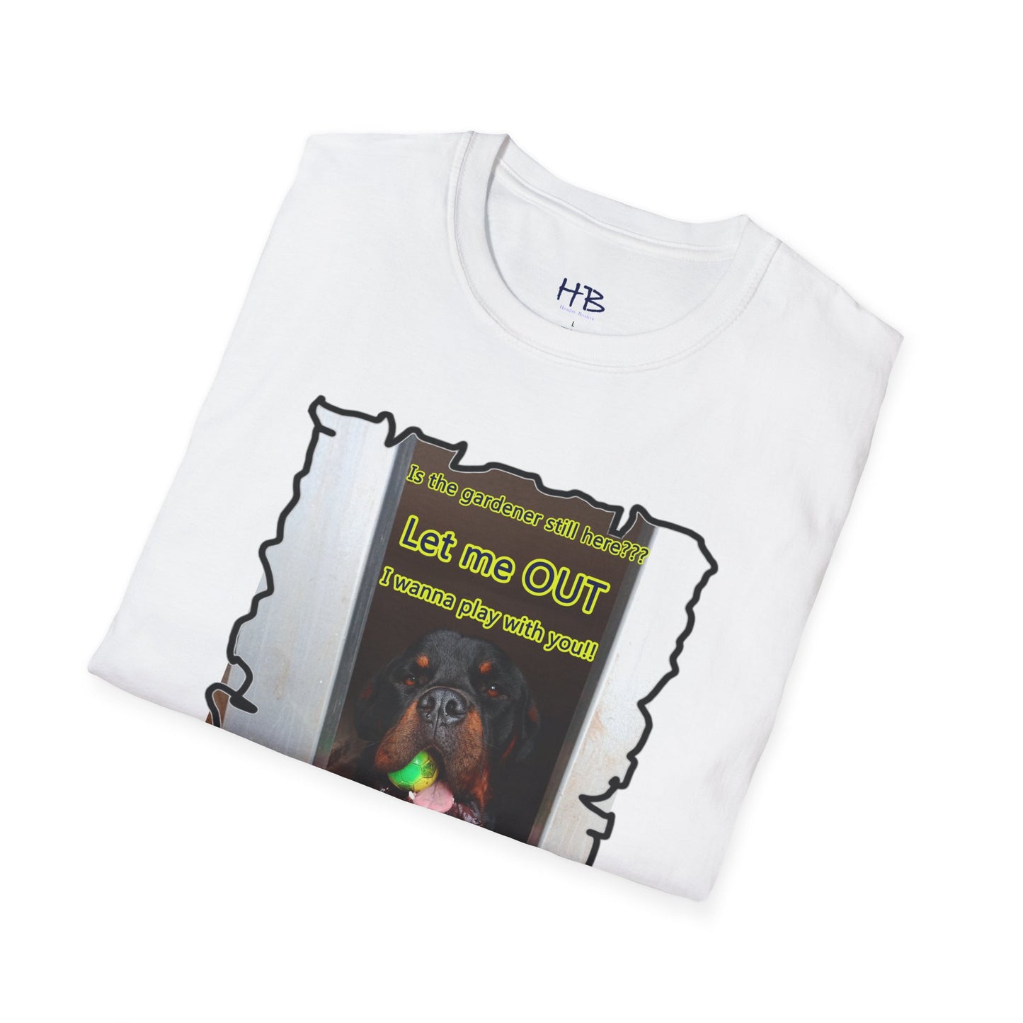 Luke (Male Rottie) with ball begging to play