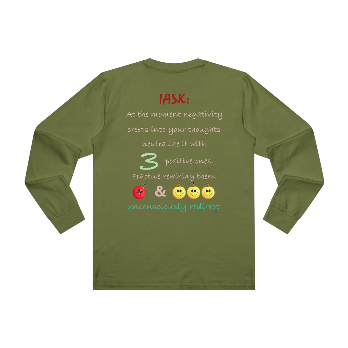 Get Yours Now -- Positive Rewiring the Negativity Neutralizer Mindset (Men's Base Longsleeve Tee - All-Season Wear)