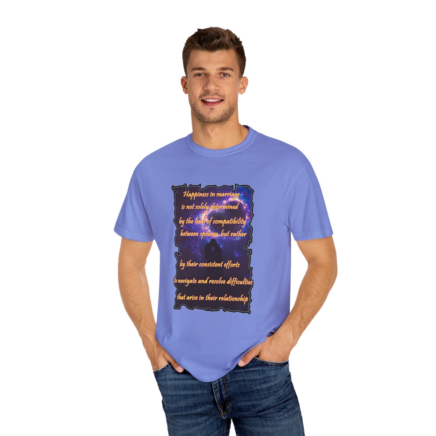 Marriage & Commitment V-Neck Tee – Love, Growth & Relationship Wisdom
