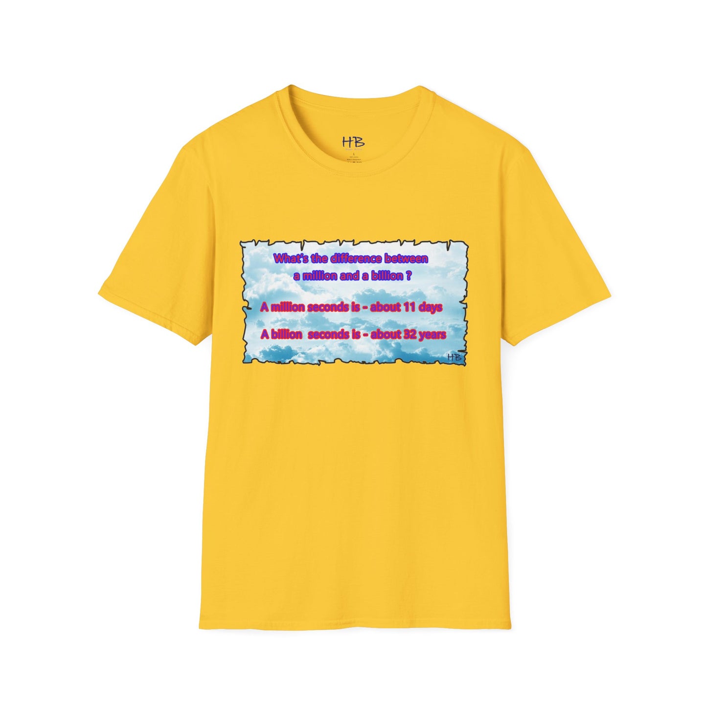 Difference between million and billion calculated in seconds