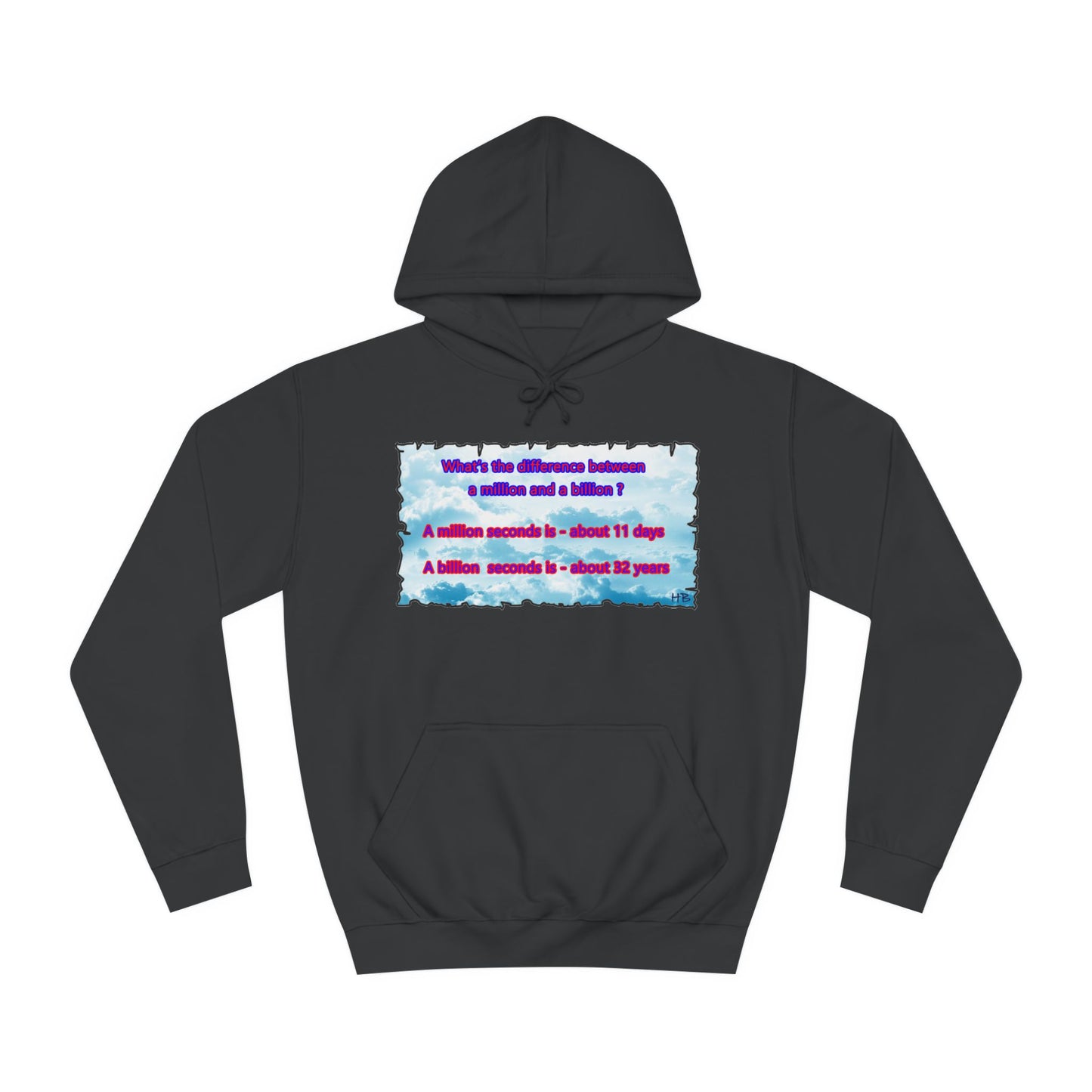 Get Yours Now -- Difference between million and billion calculated in seconds (Hoodie - Cozy and Durable)