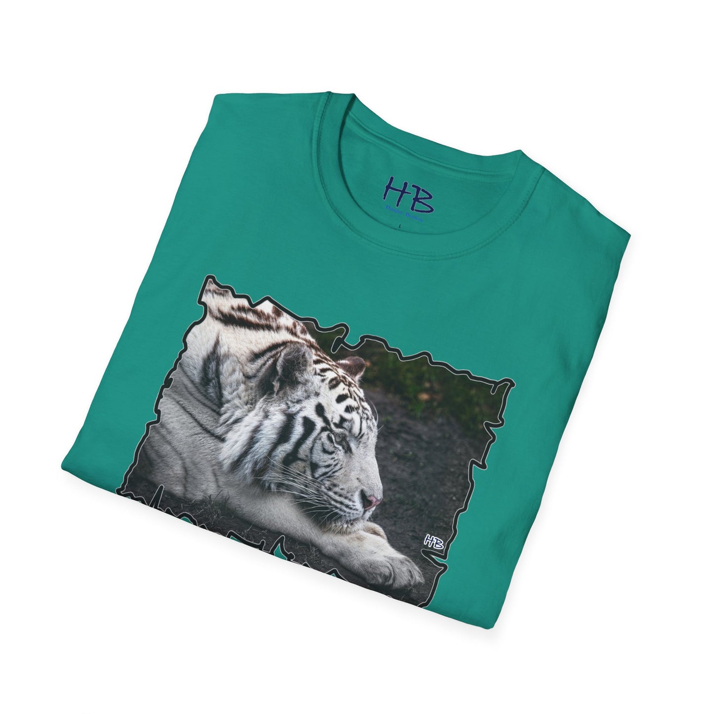 White tiger black stripes green eyes