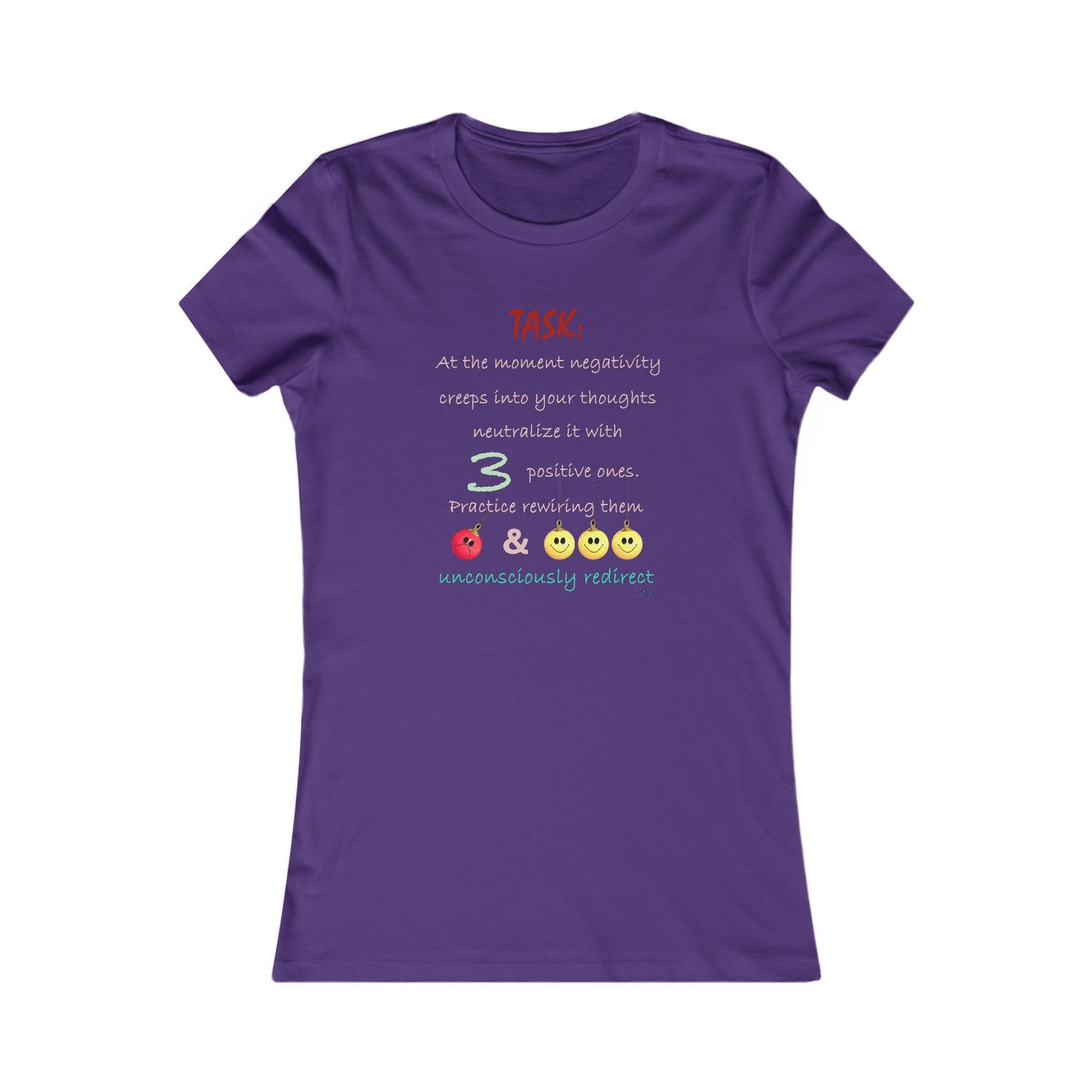 Positive Rewiring the Negativity Neutralizer Mindset (Women - Premium Cotton Tee)