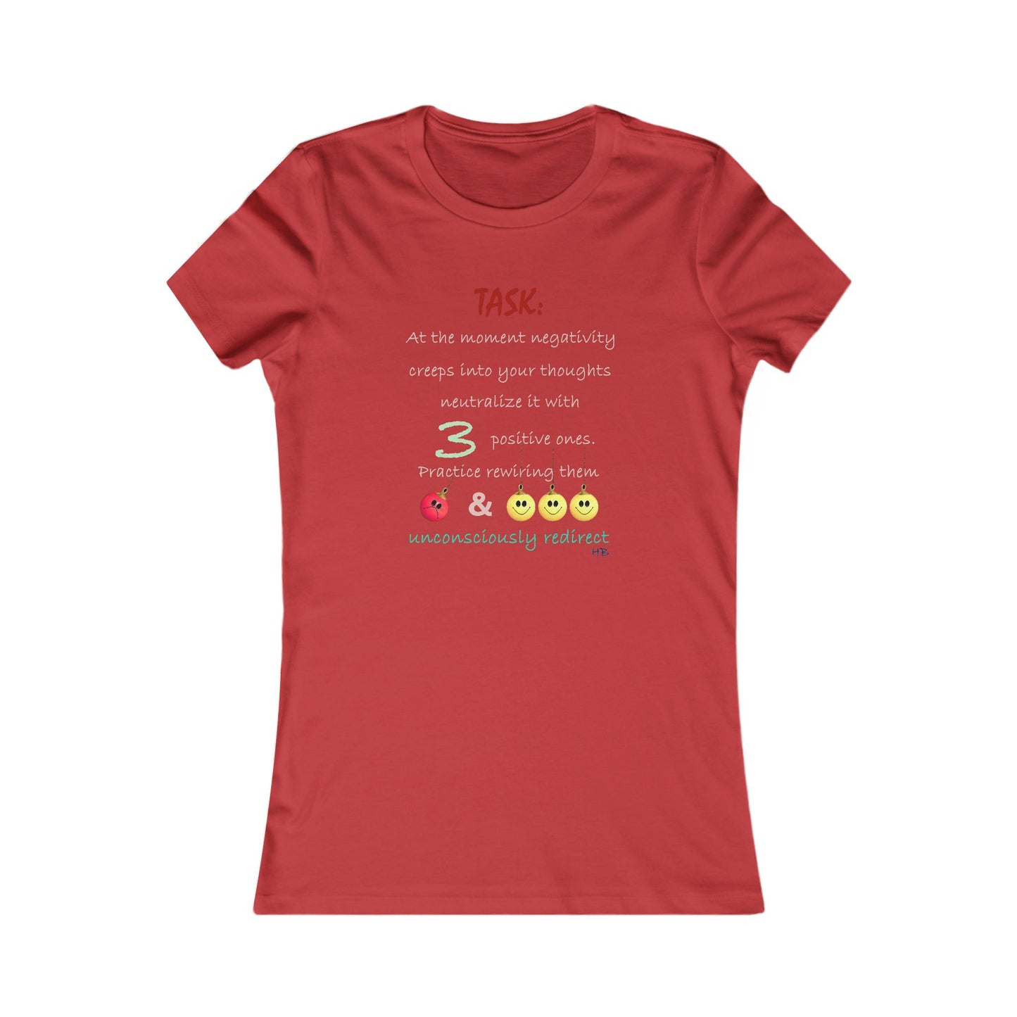 Positive Rewiring the Negativity Neutralizer Mindset (Women - Premium Cotton Tee)