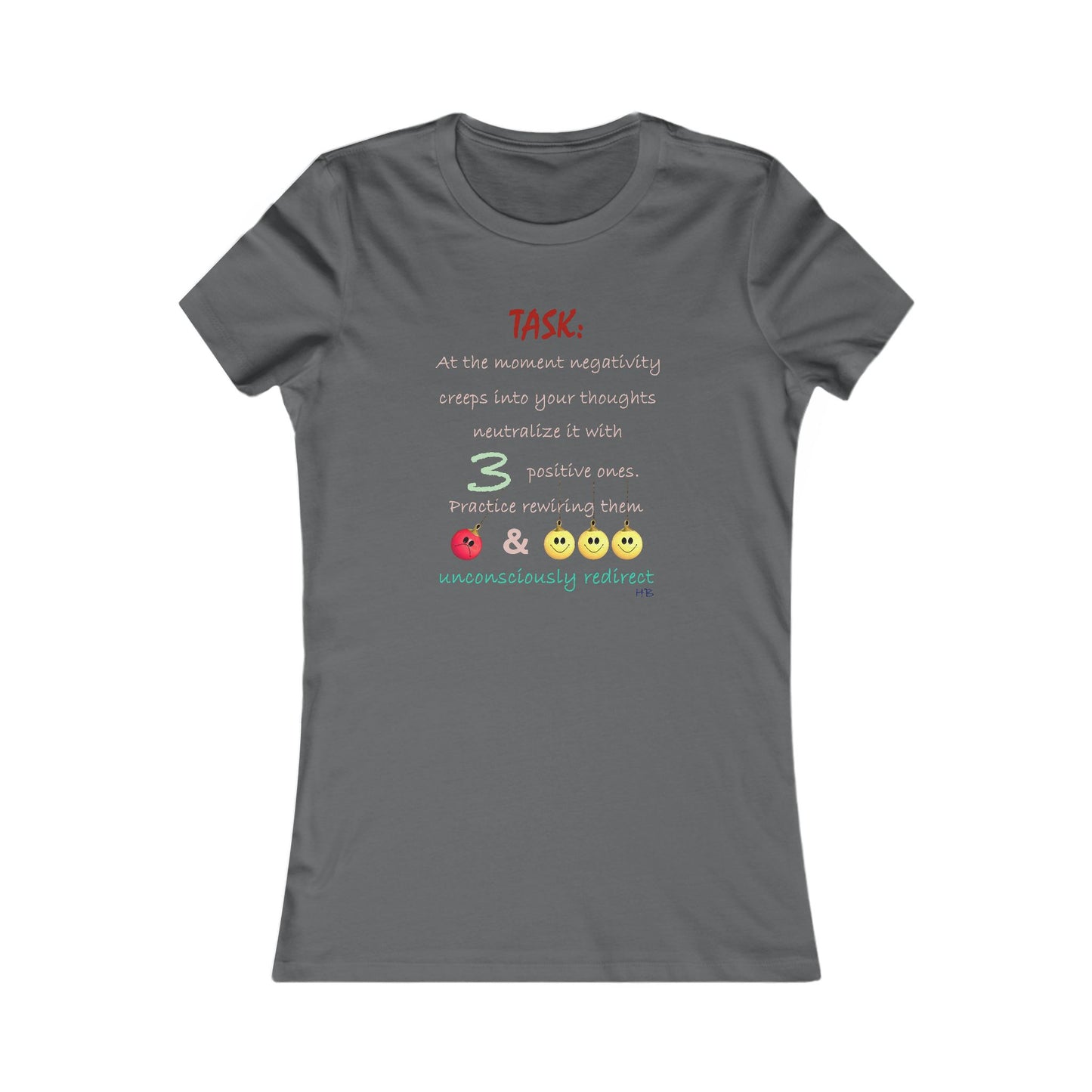 Positive Rewiring the Negativity Neutralizer Mindset (Women - Premium Cotton Tee)
