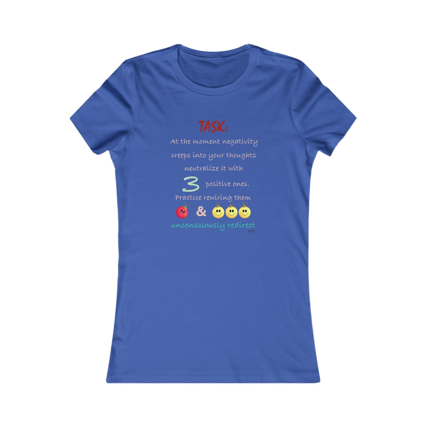 Positive Rewiring the Negativity Neutralizer Mindset (Women - Premium Cotton Tee)