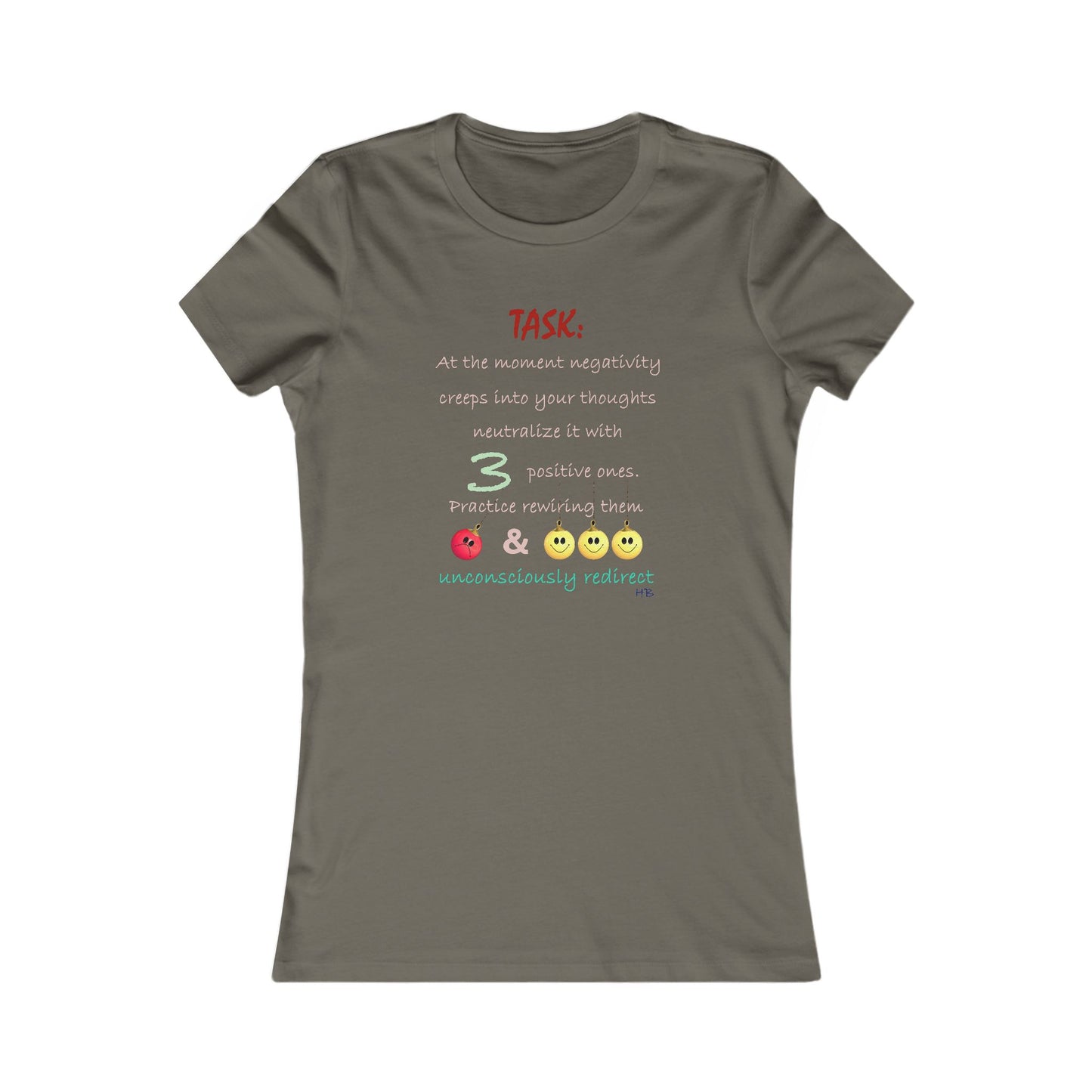 Positive Rewiring the Negativity Neutralizer Mindset (Women - Premium Cotton Tee)