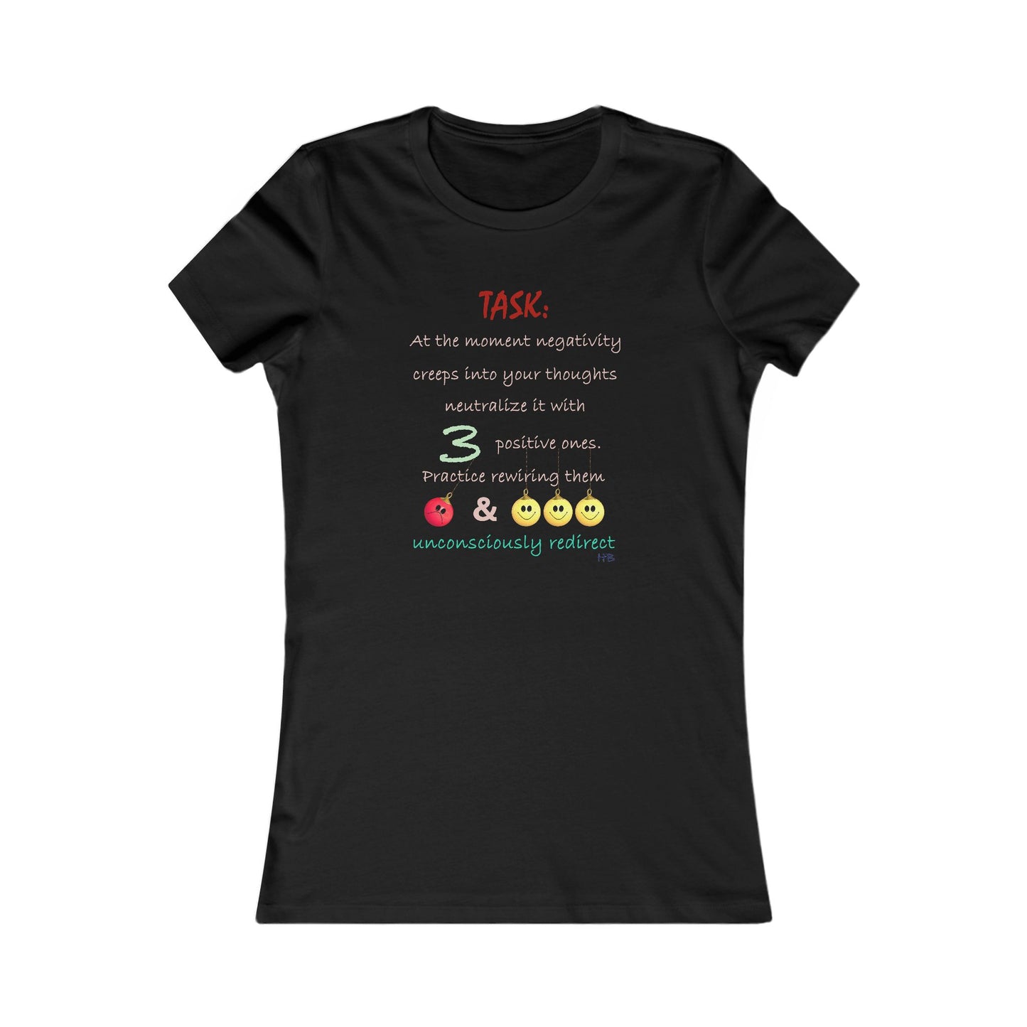 Positive Rewiring the Negativity Neutralizer Mindset (Women - Premium Cotton Tee)