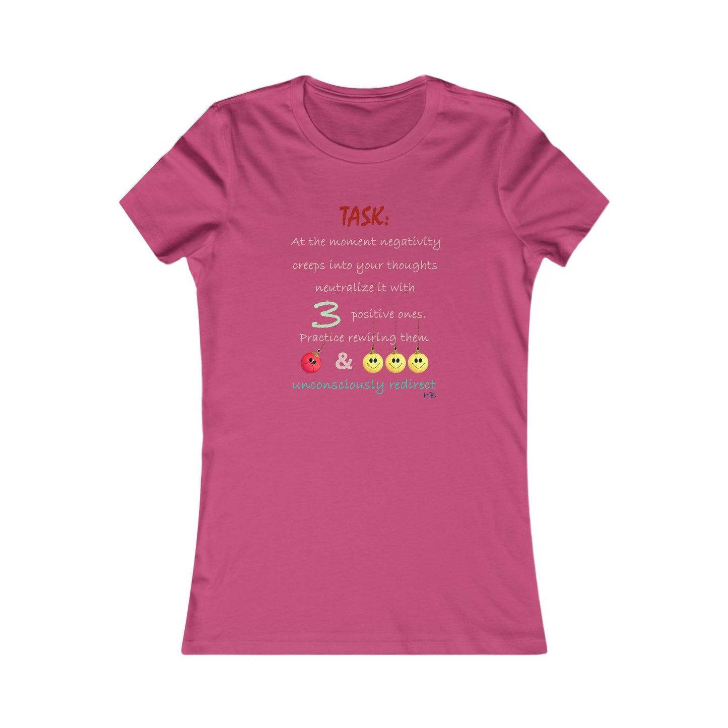 Positive Rewiring the Negativity Neutralizer Mindset (Women - Premium Cotton Tee)