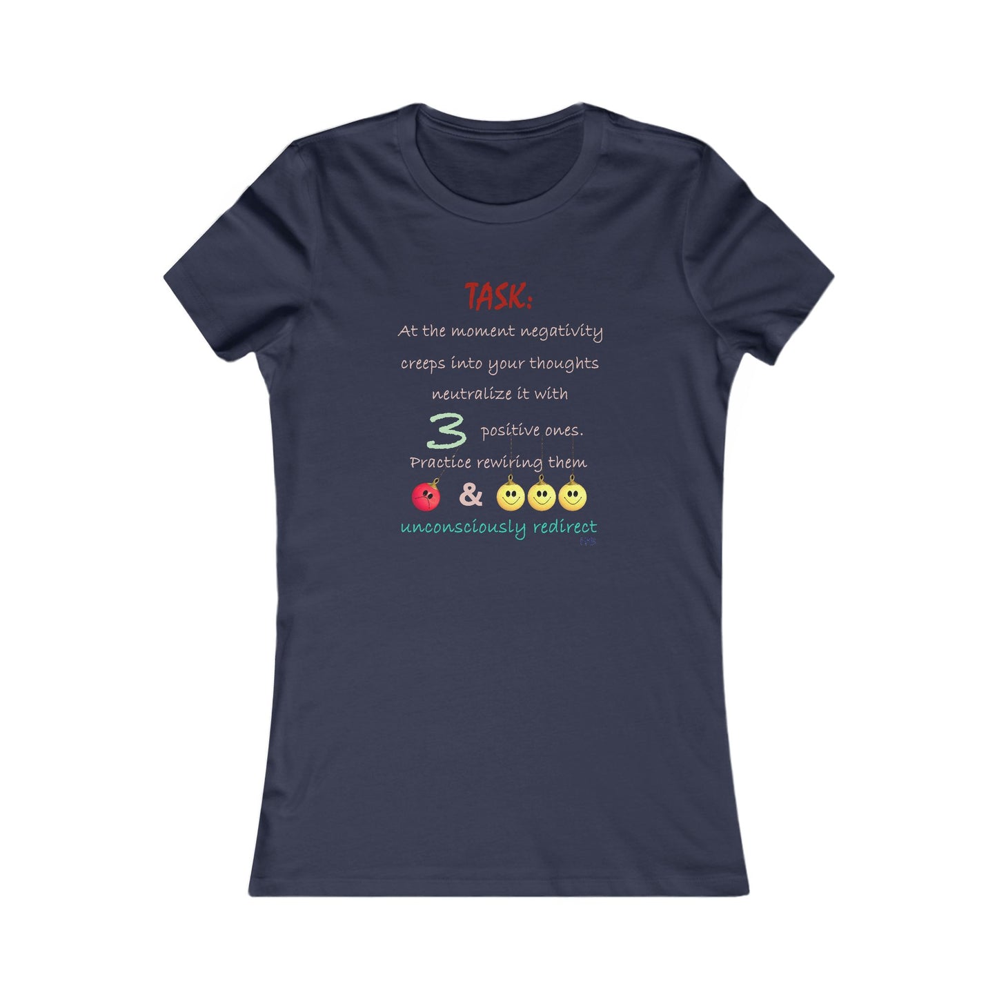 Positive Rewiring the Negativity Neutralizer Mindset (Women - Premium Cotton Tee)