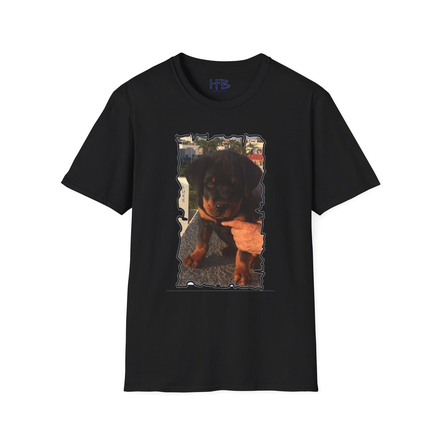 Innocence on the Rooftop: Baby Luke's Captivating Pose