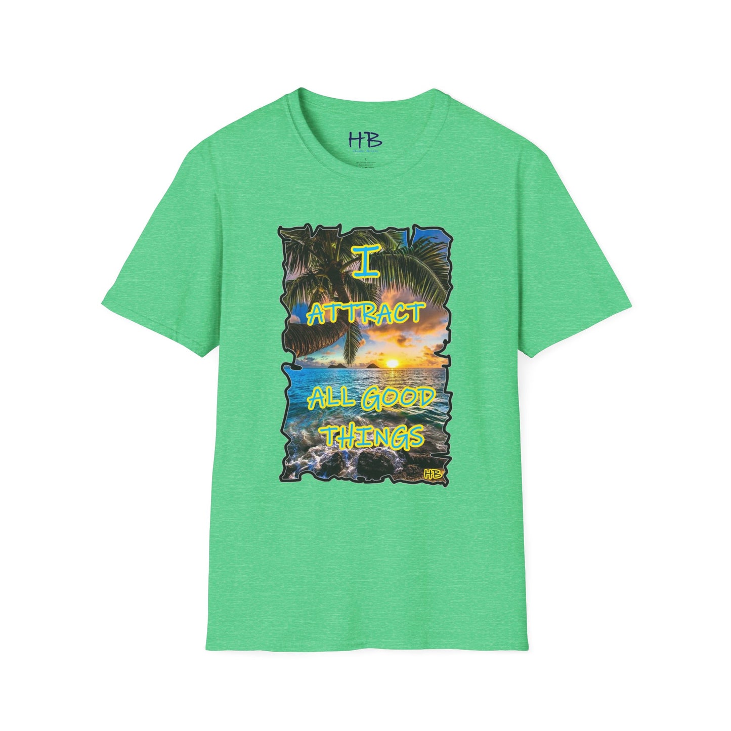 Ocean Sunset Affirmation Dreamscape; Affirmation Empowering Style who Attracts All Good Things