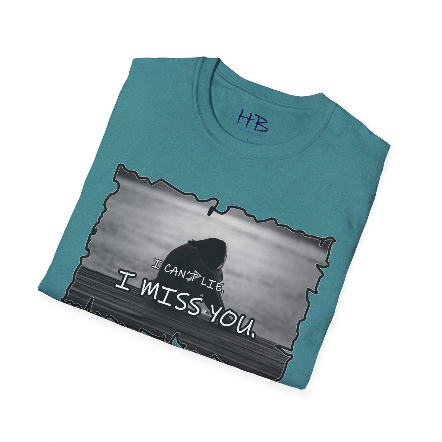 Embrace the Vulnerability Adorned Essence;  A Shirt of Emotional "I Miss You"