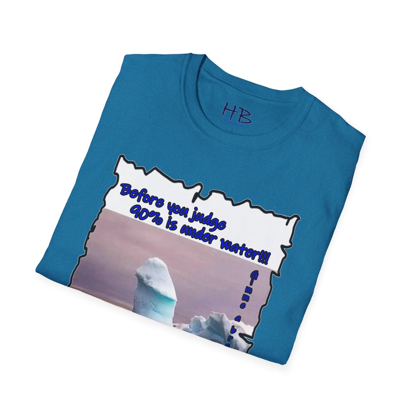 90% Below Judging the Unseen Beneath the Surface; The Iceberg Perspective Laughing at Assumptions While Challenging Prejudice