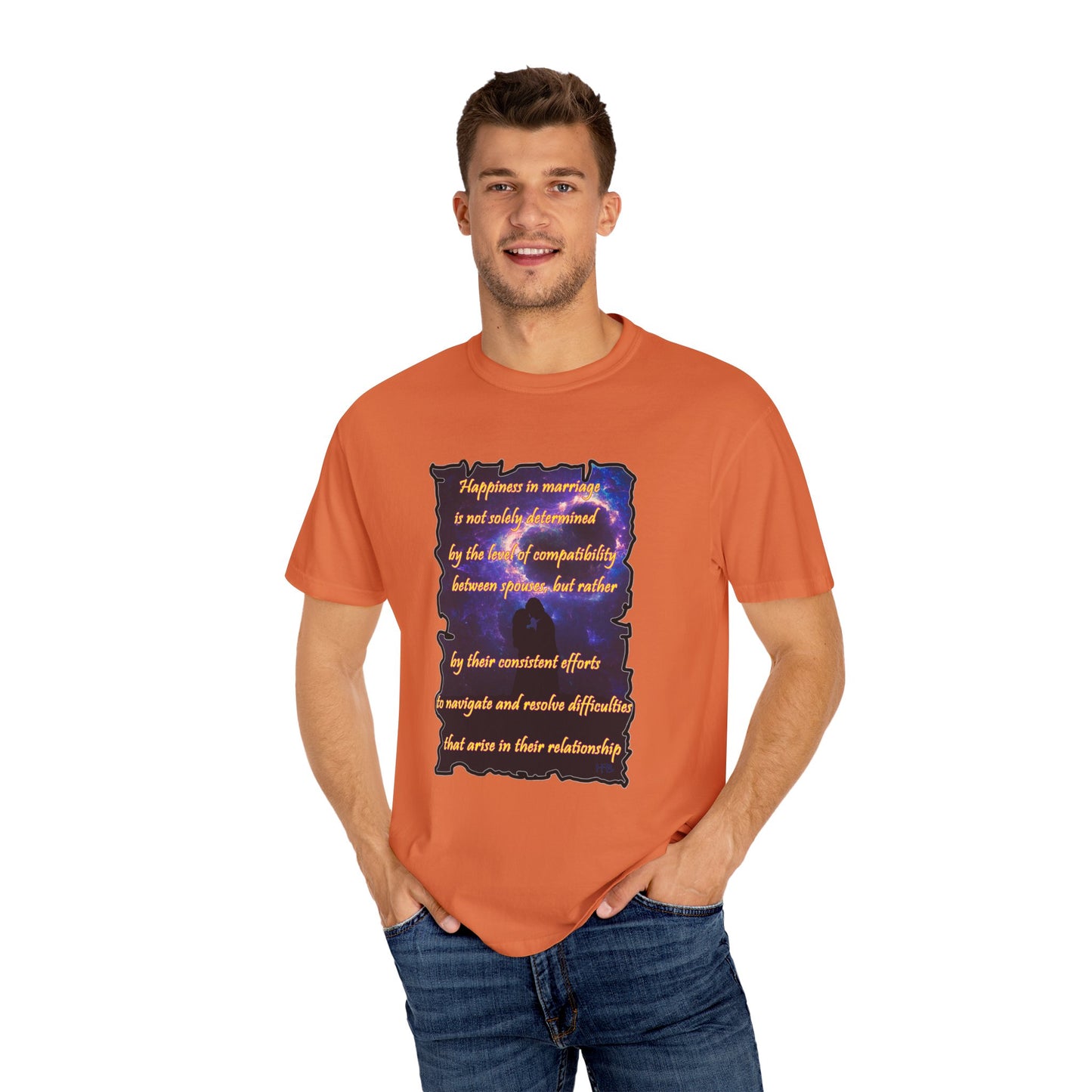 Marriage & Commitment V-Neck Tee – Love, Growth & Relationship Wisdom
