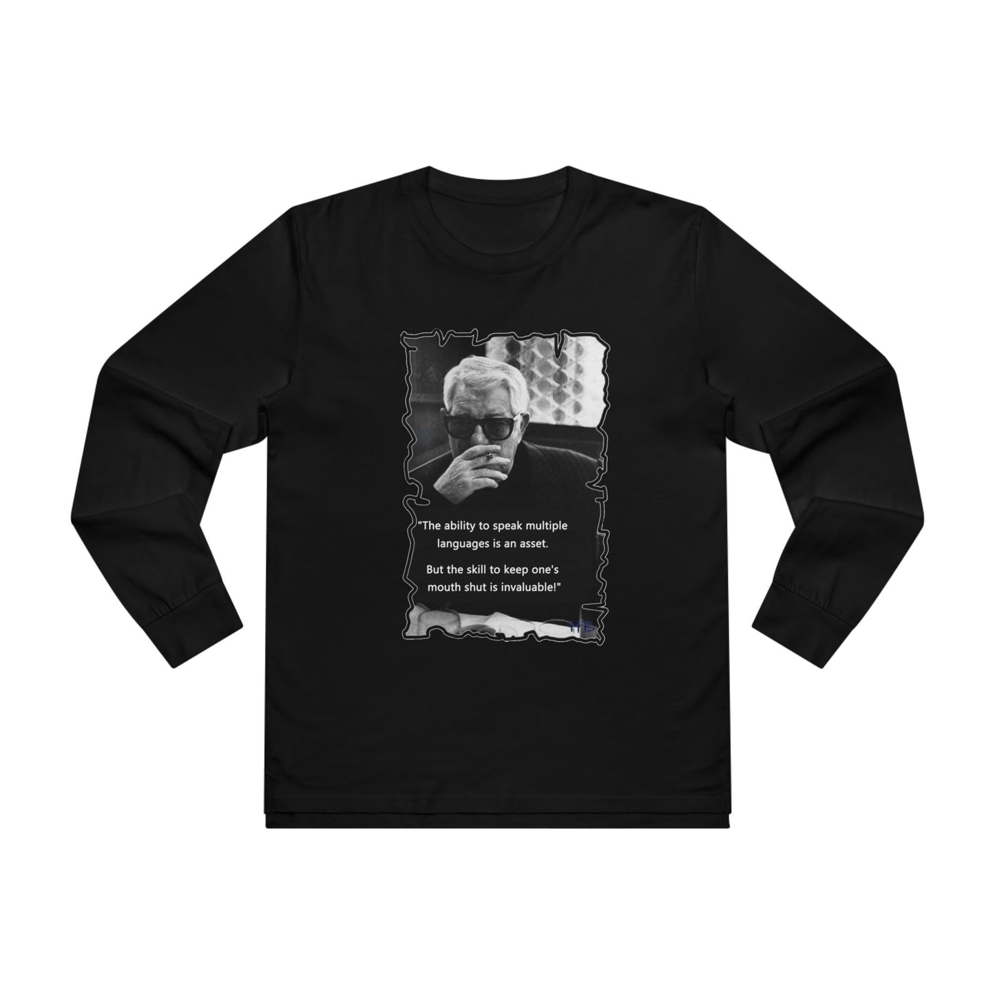 Ability to keep quiet (Men's Base Longsleeve Tee - All-Season Wear)
