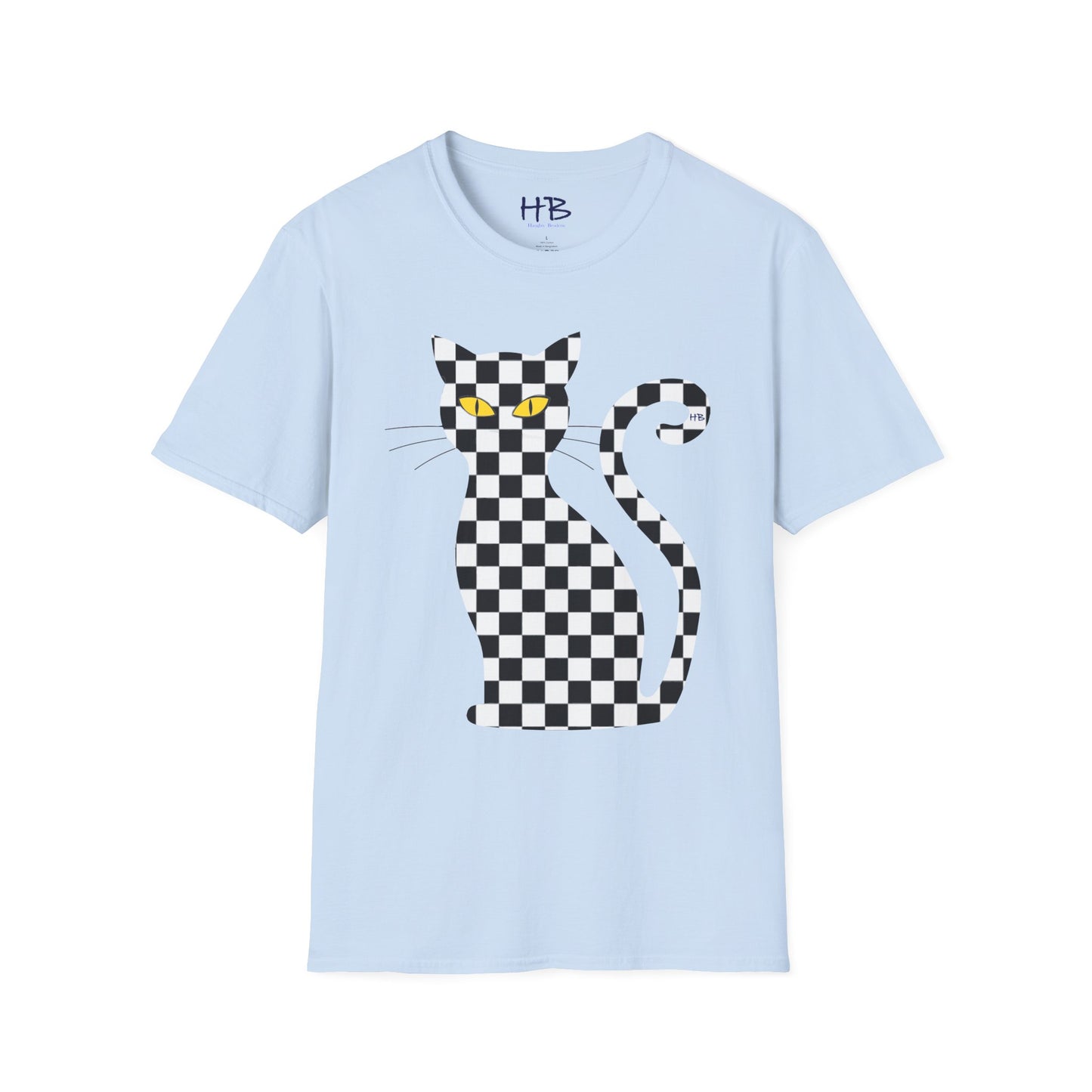 Unconventional Elegance: The Checkered Cat