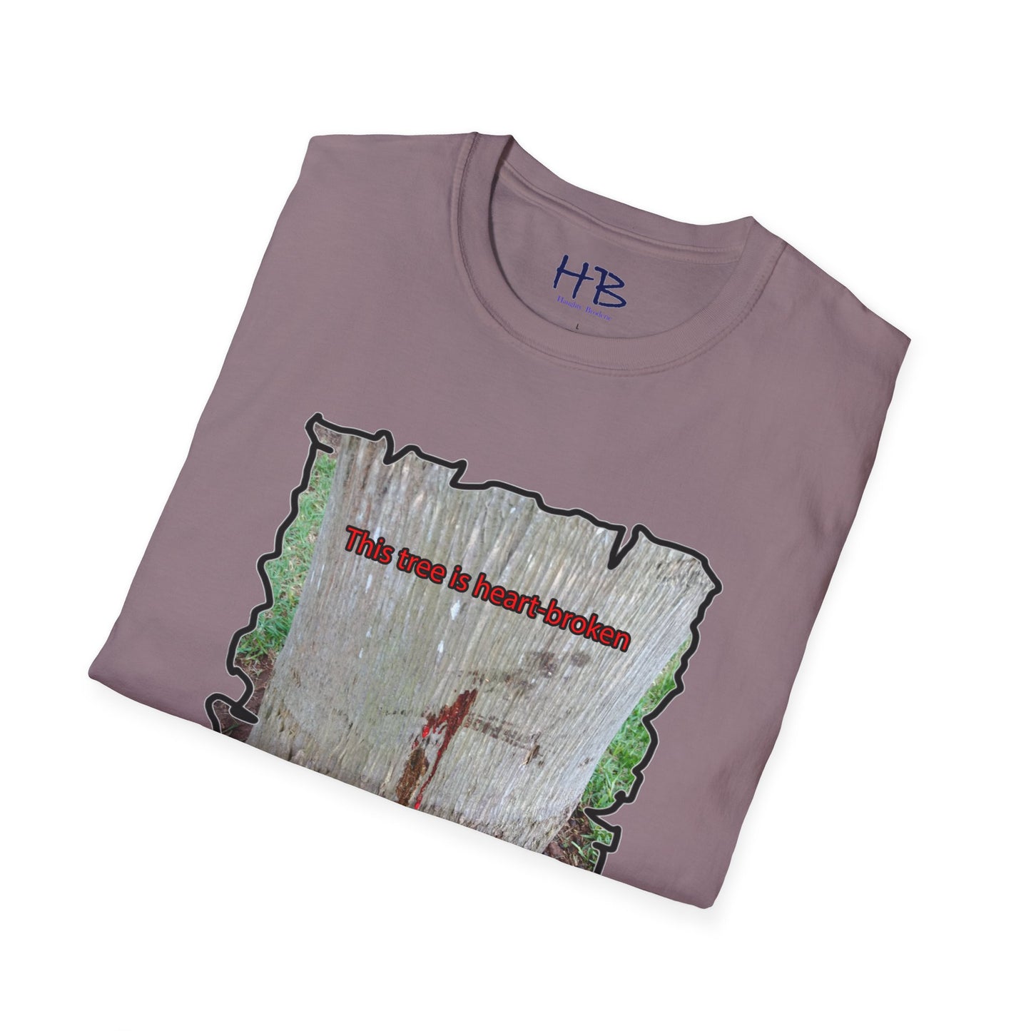 This tree is heart-broken