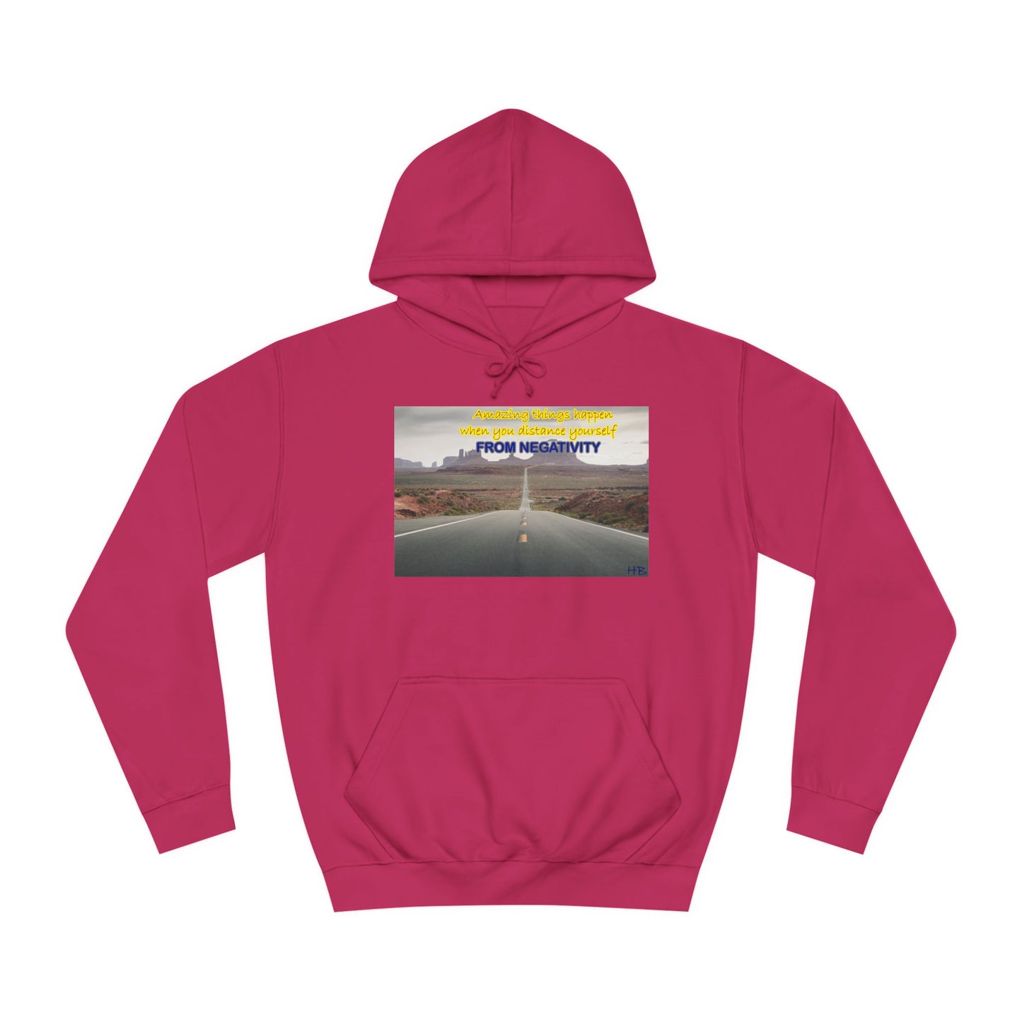 Amazing Things Happen when Distancing from Negativity (Hoodie - Cozy and Durable)