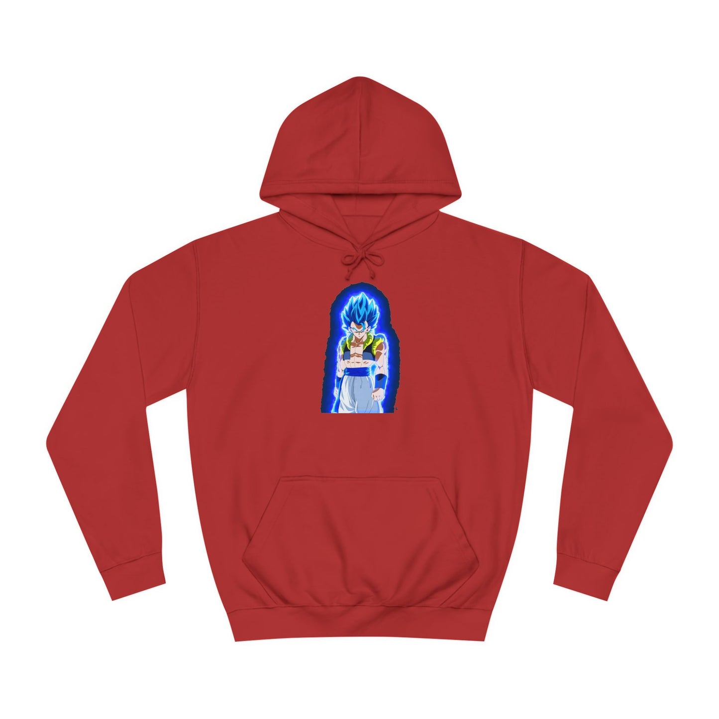 Superhero in Blue in max level (Hoodie - Cozy and Durable)