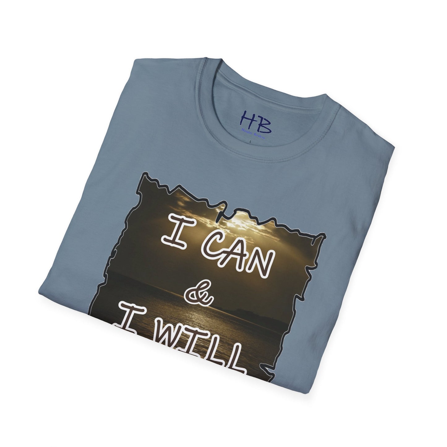 Unleashing the Empowering Emblem Inner Champion: Radiate Determination with Inspirational Style "I CAN & I WILL"