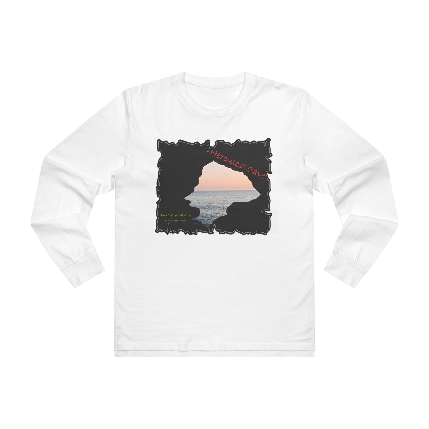 Tanger's Treasure Hercules' Cave Sunset (Men's Base Longsleeve Tee - All-Season Wear)
