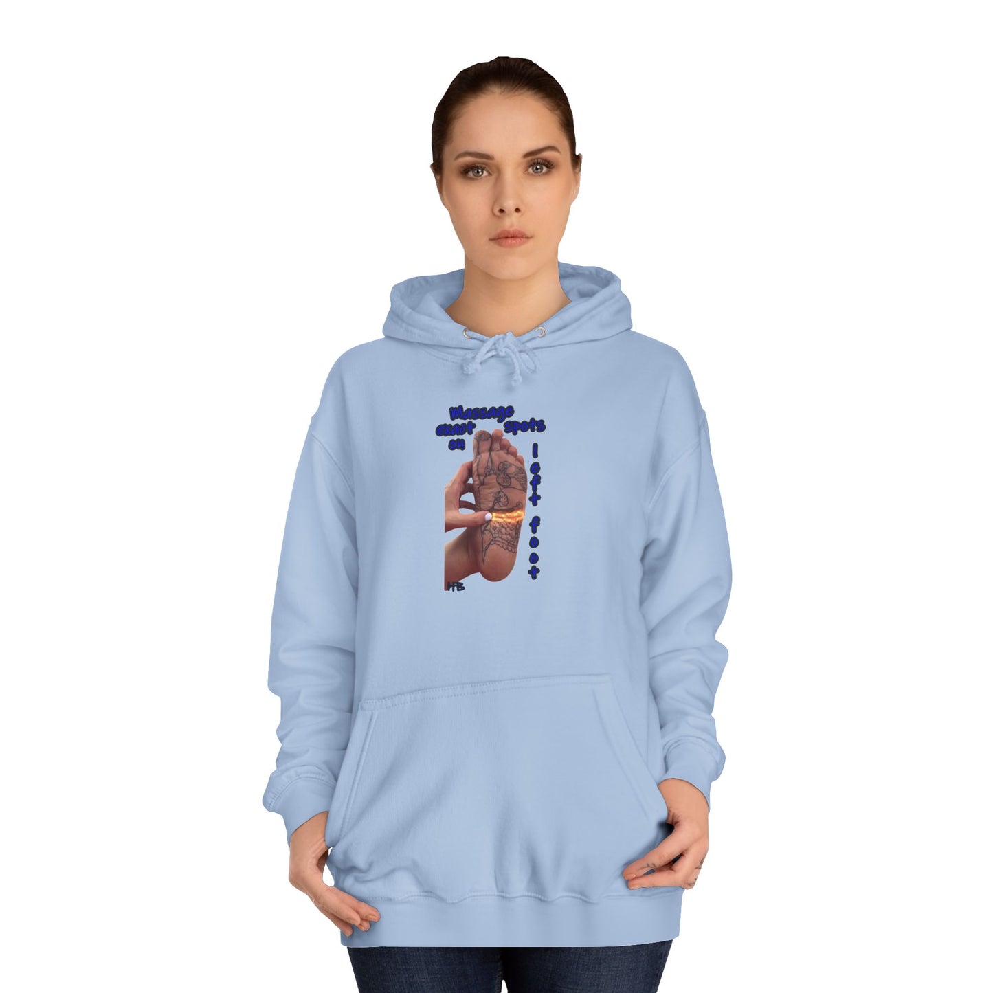 Get Yours Now -- Foot-Palm Wellness Organic Harmony;  Self-Care Holistic Healthwear (Hoodie - Cozy and Durable)