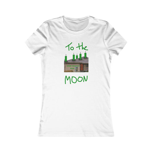 Every stock market trader's dream going to the Moon (Women - Premium Cotton Tee)