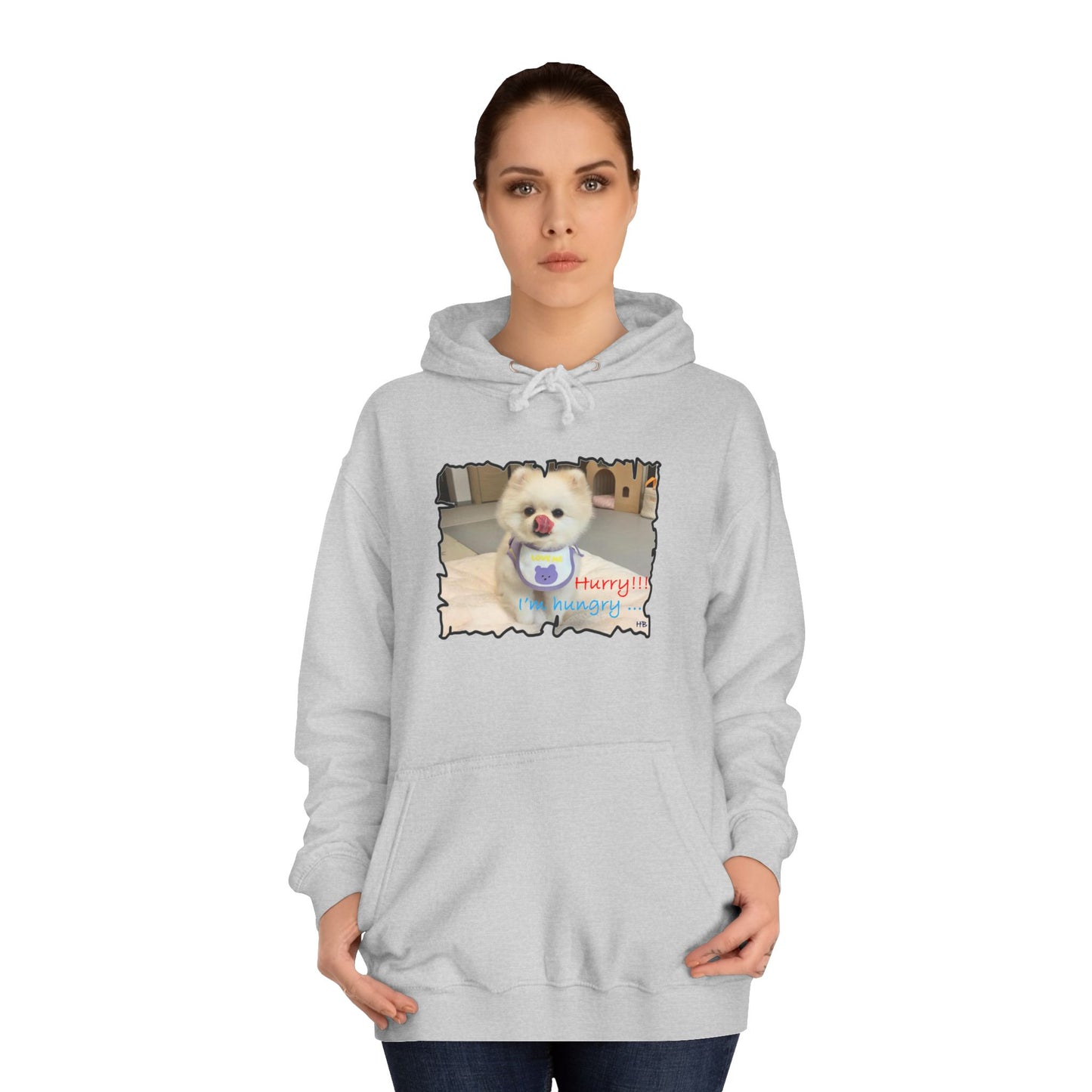 Bichon Maltese "Hurry, I'm hungry!!!" (Hoodie - Cozy and Durable)
