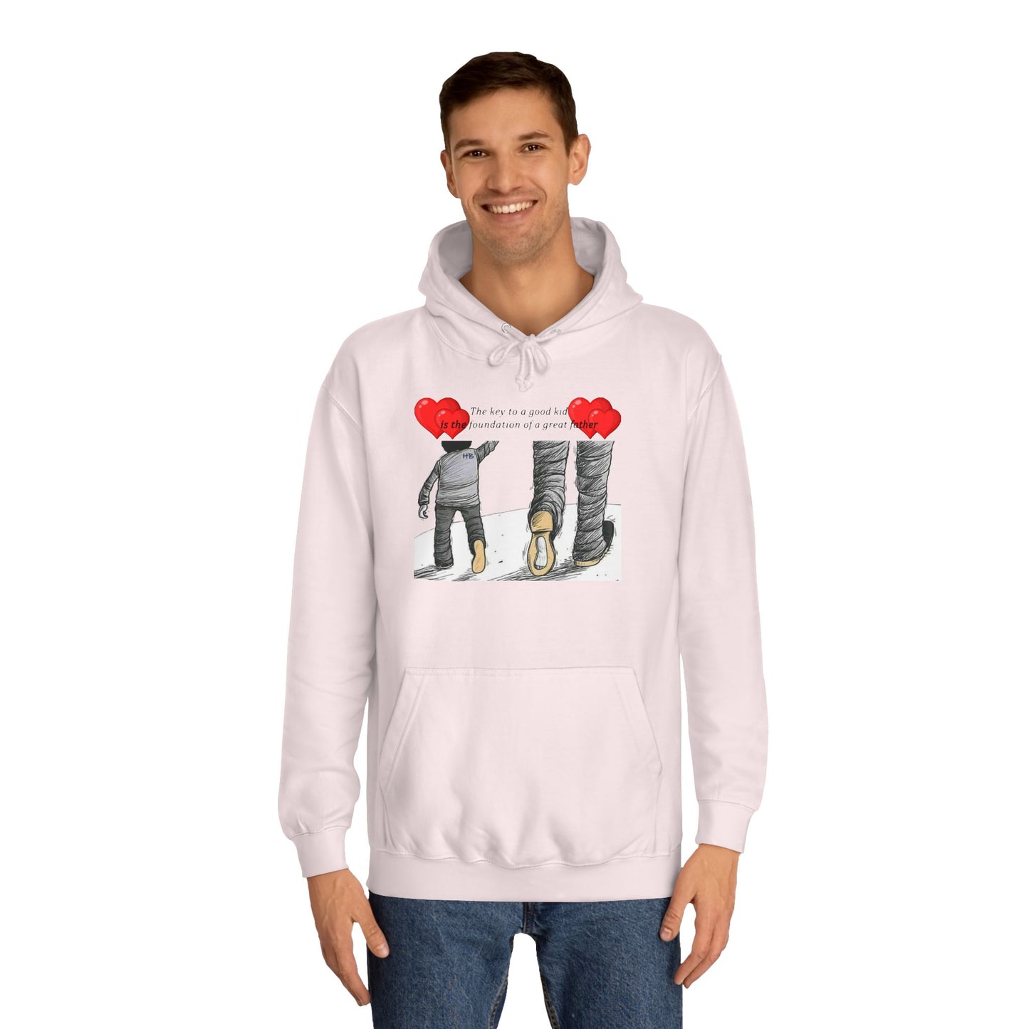 True Fathers, Hand in Hand, Size of Mentorship Love (Hoodie - Cozy and Durable)