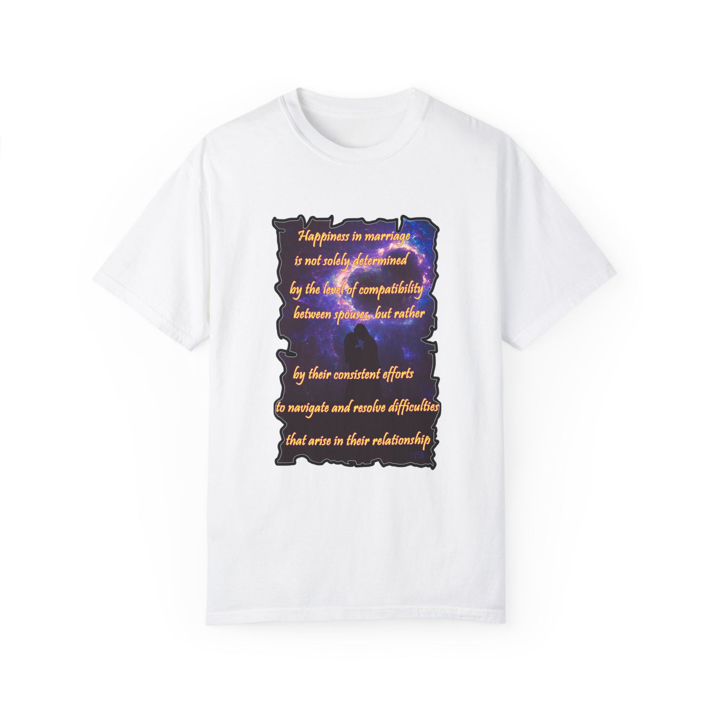 Marriage & Commitment V-Neck Tee – Love, Growth & Relationship Wisdom