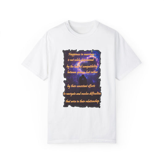 Marriage & Commitment V-Neck Tee – Love, Growth & Relationship Wisdom