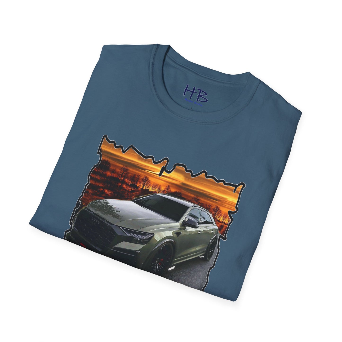 Audi A4 Avant sunset with desert trees