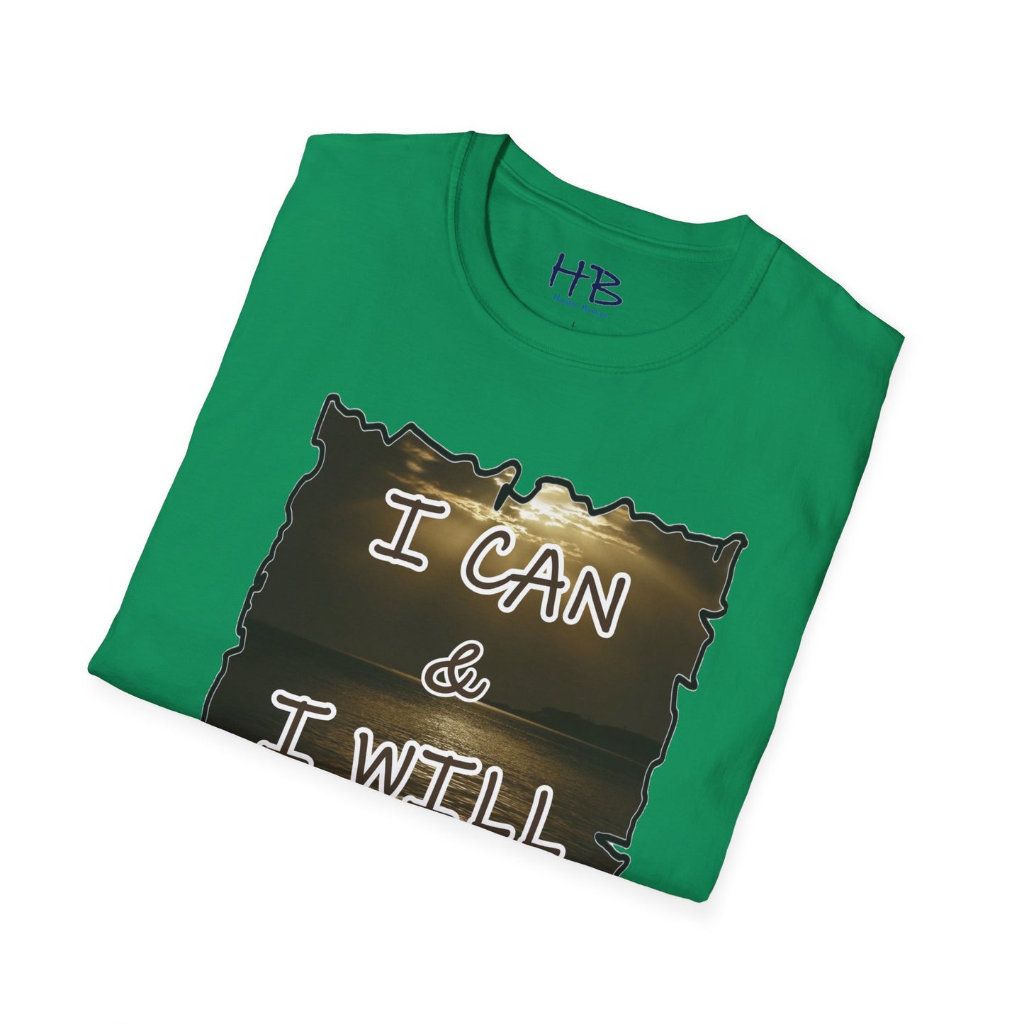 Unleashing the Empowering Emblem Inner Champion: Radiate Determination with Inspirational Style "I CAN & I WILL"