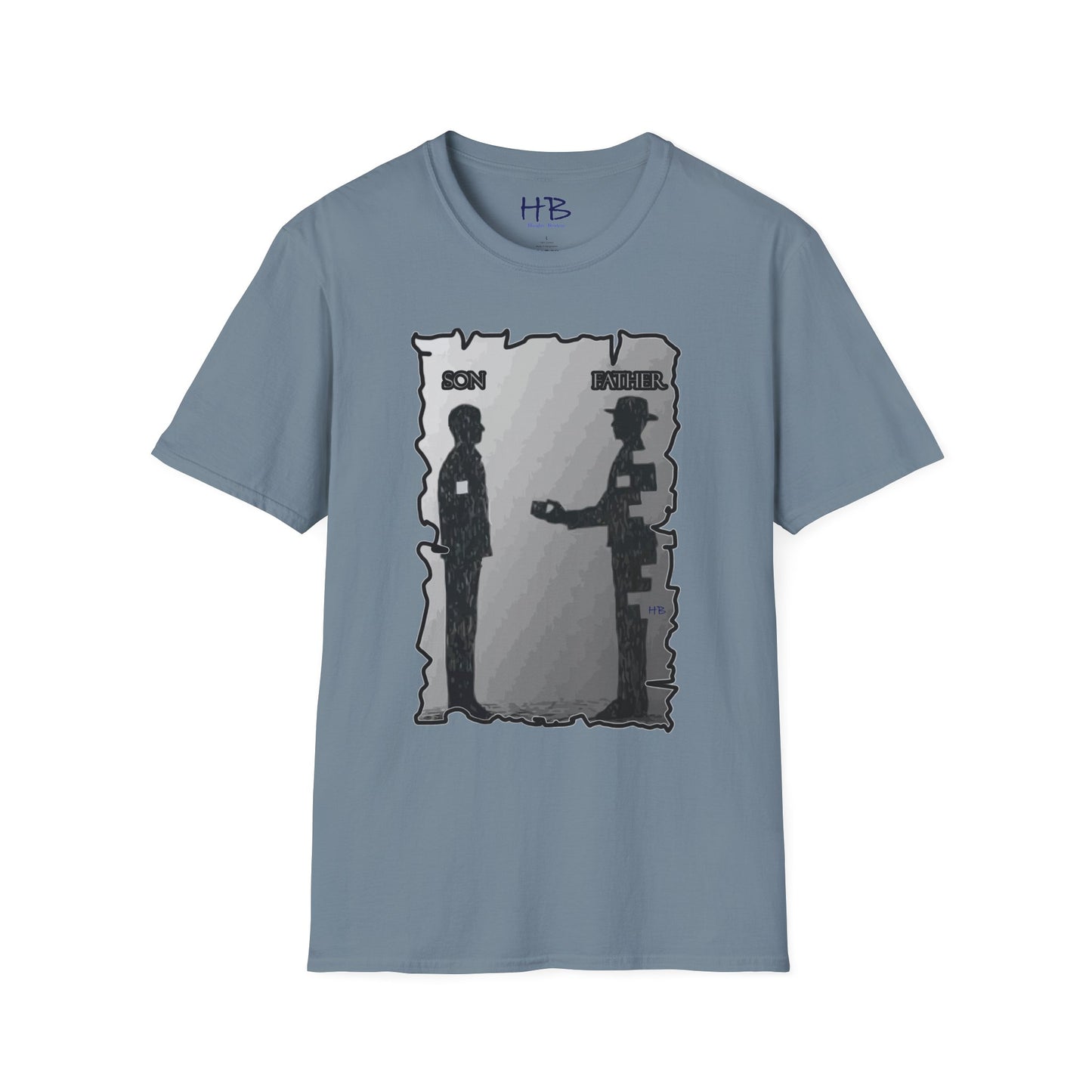 Father completing son's puzzle for life