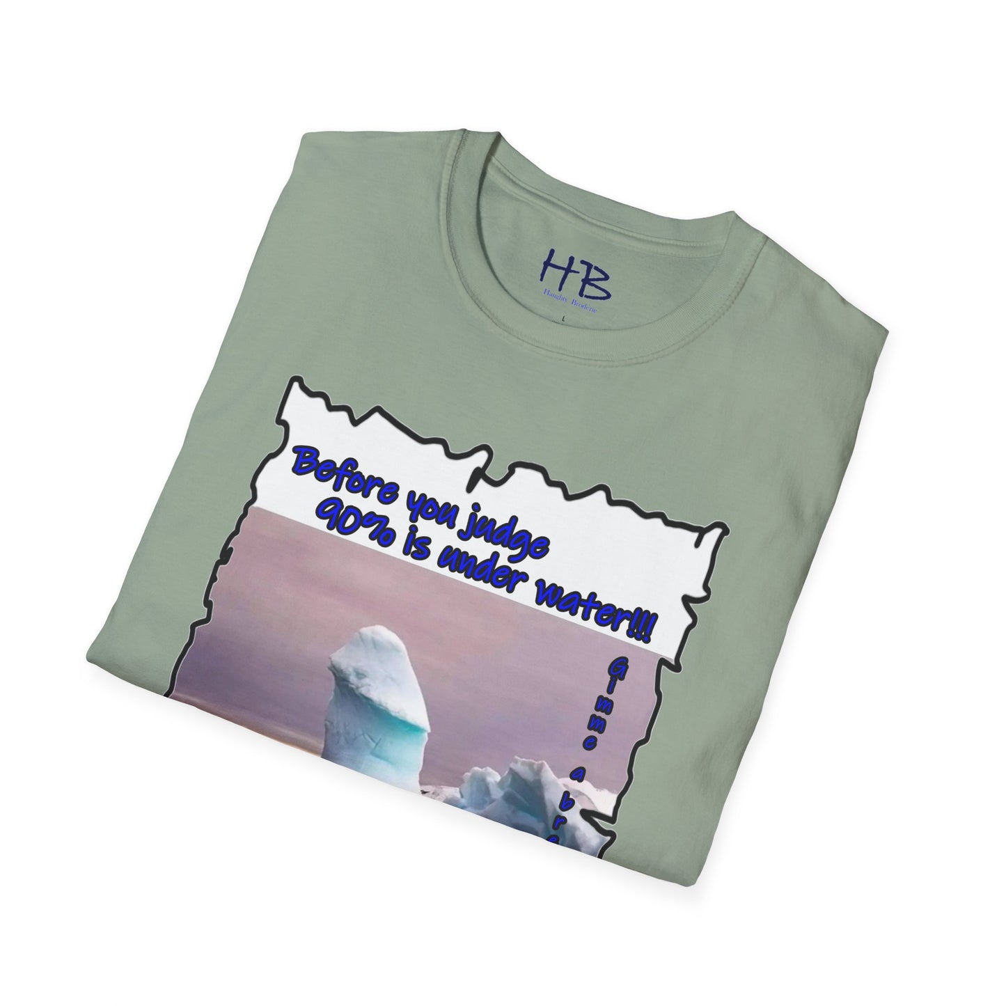 90% Below Judging the Unseen Beneath the Surface; The Iceberg Perspective Laughing at Assumptions While Challenging Prejudice