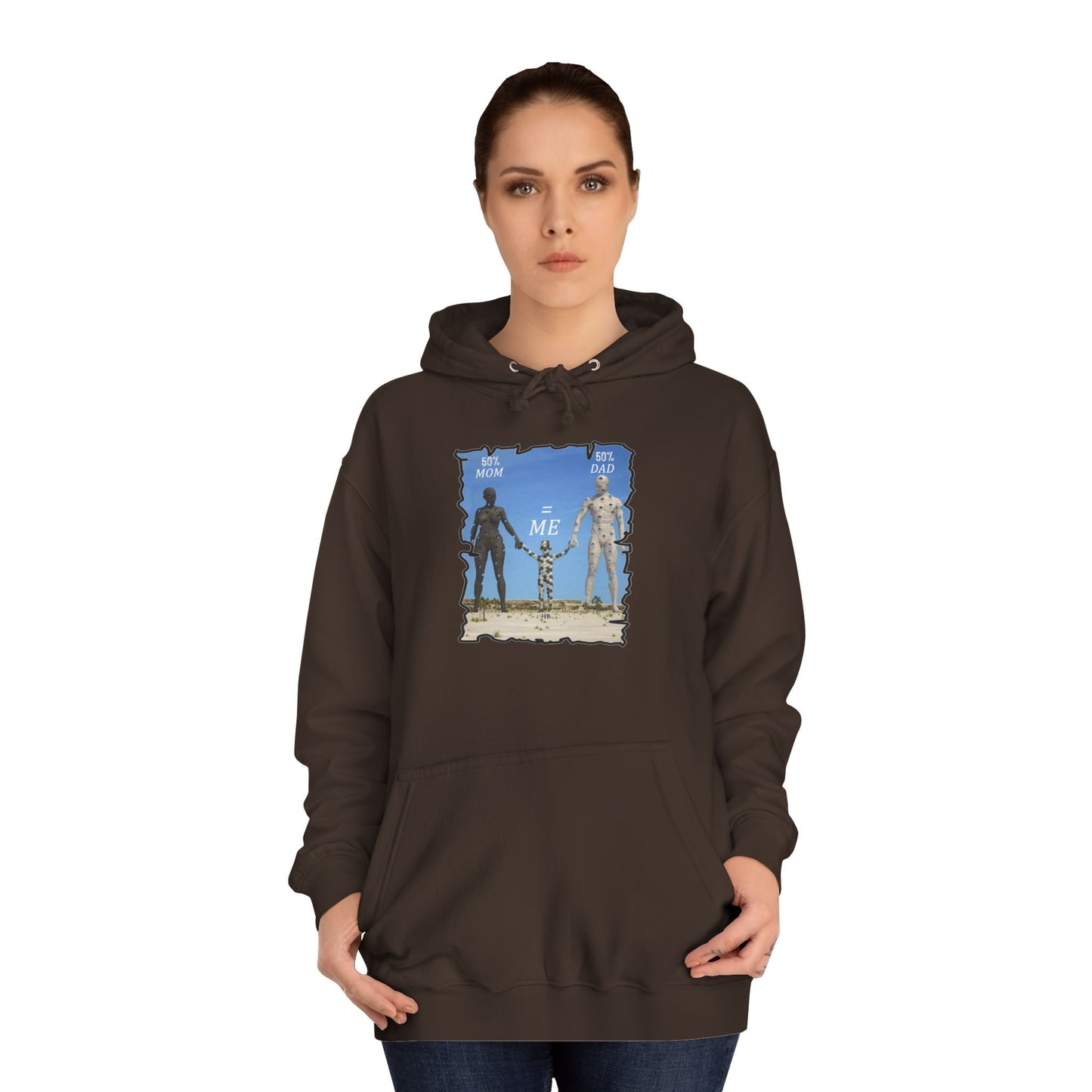 Get Yours Now -- Genetic Family Equation Parental Puzzle (Hoodie - Cozy and Durable)