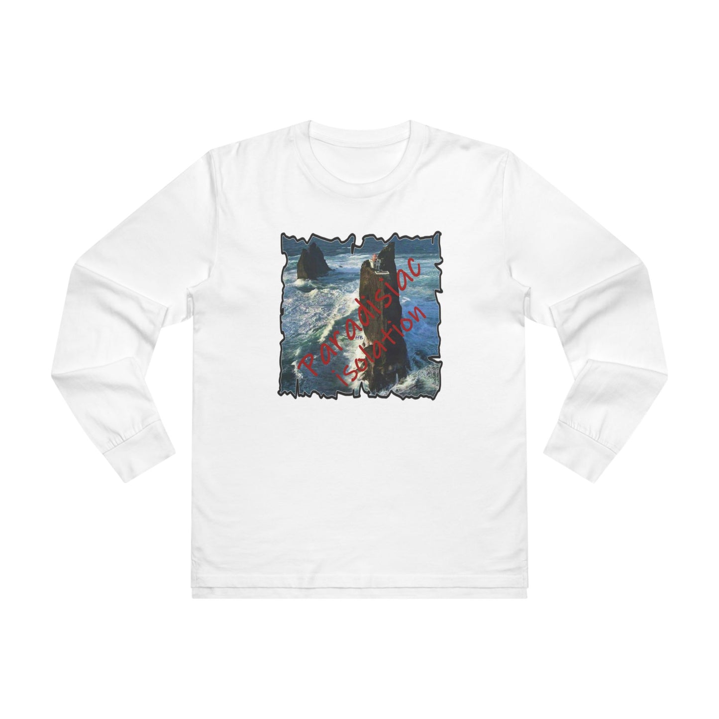 Serene Paradisiac Isolation (Men's Base Longsleeve Tee - All-Season Wear)