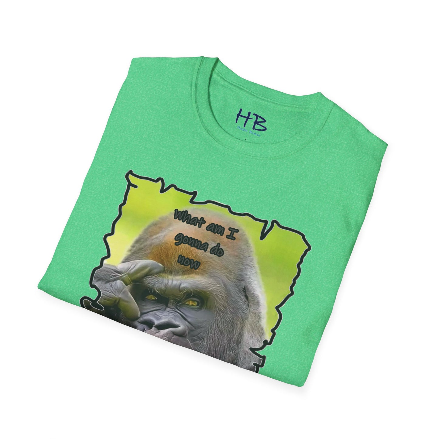 Contemplative Gorilla: Pondering Intriguing  Primate