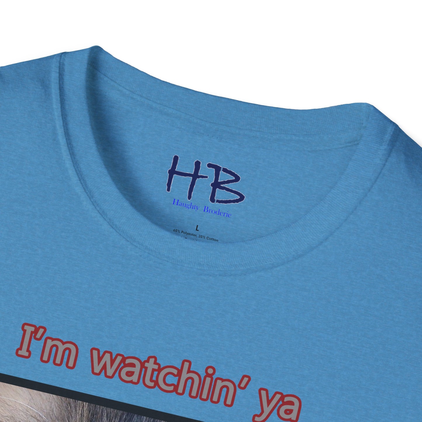 Cat with mesmerizing blue eyes "I'm watchin' ya"