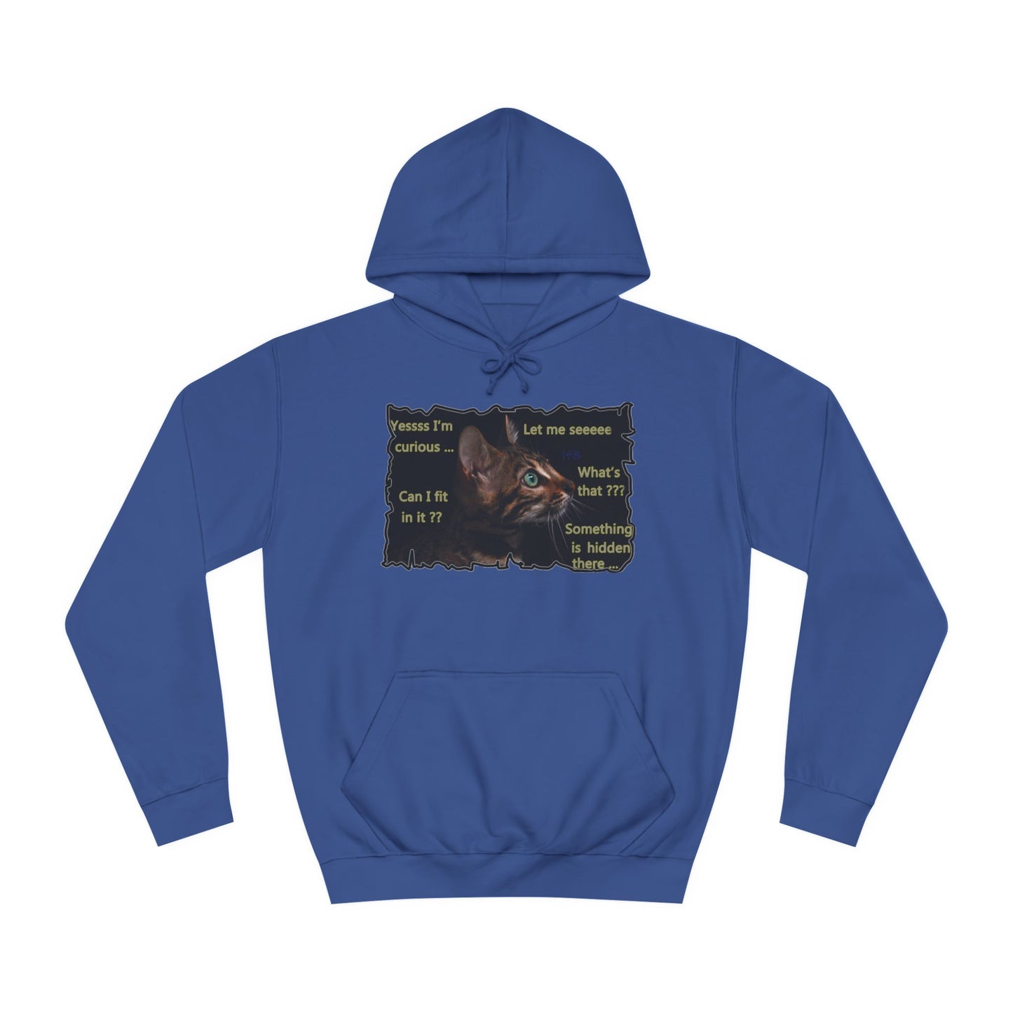 Get Yours Now -- Kitten curiosity and care free (Hoodie - Cozy and Durable)
